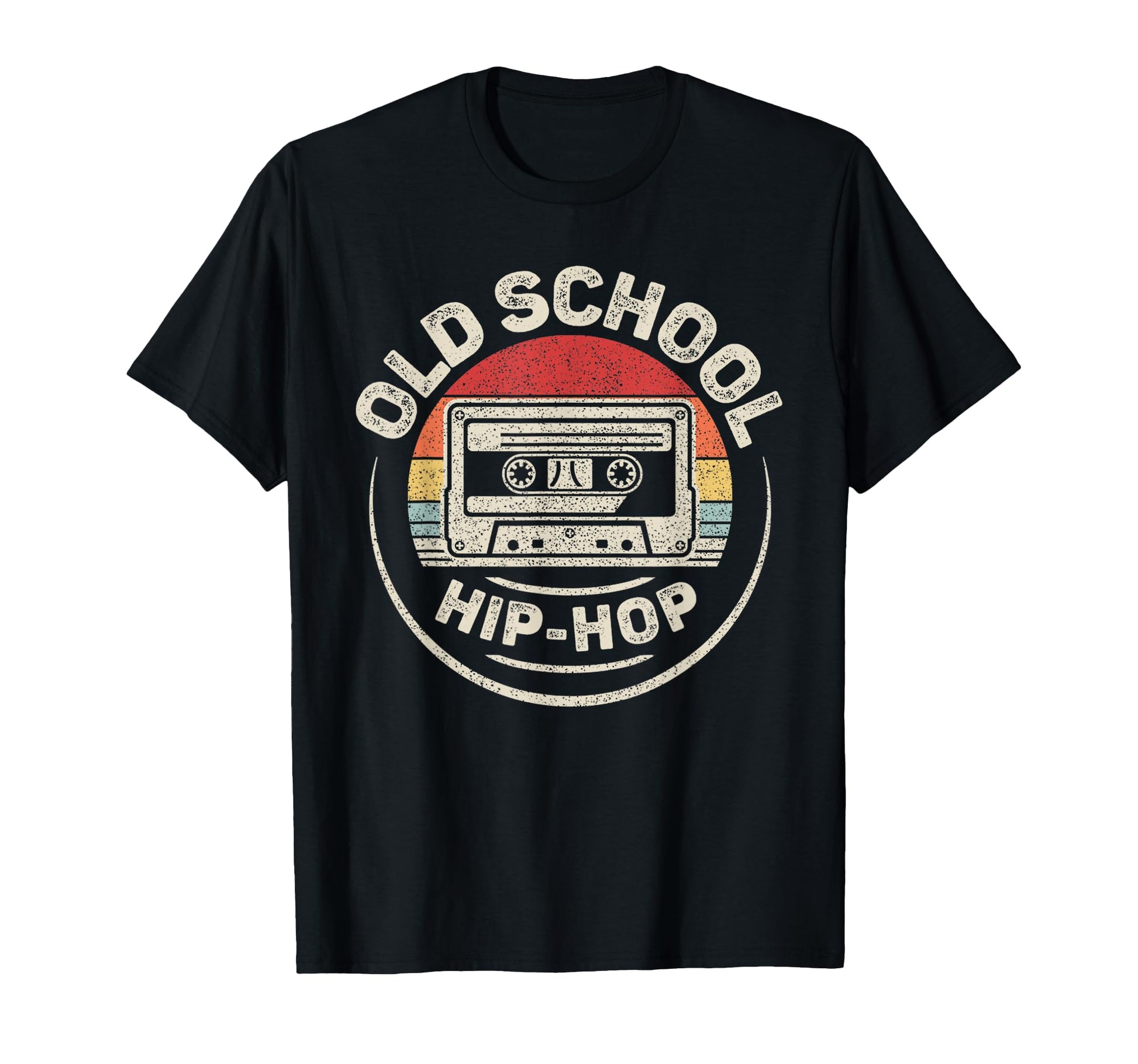 Old School Hip Hop 80S 90S Cassette Music T-Shirt - Custom Art Print Unisex - T-Shirt, Sweatshirt, Hoodie