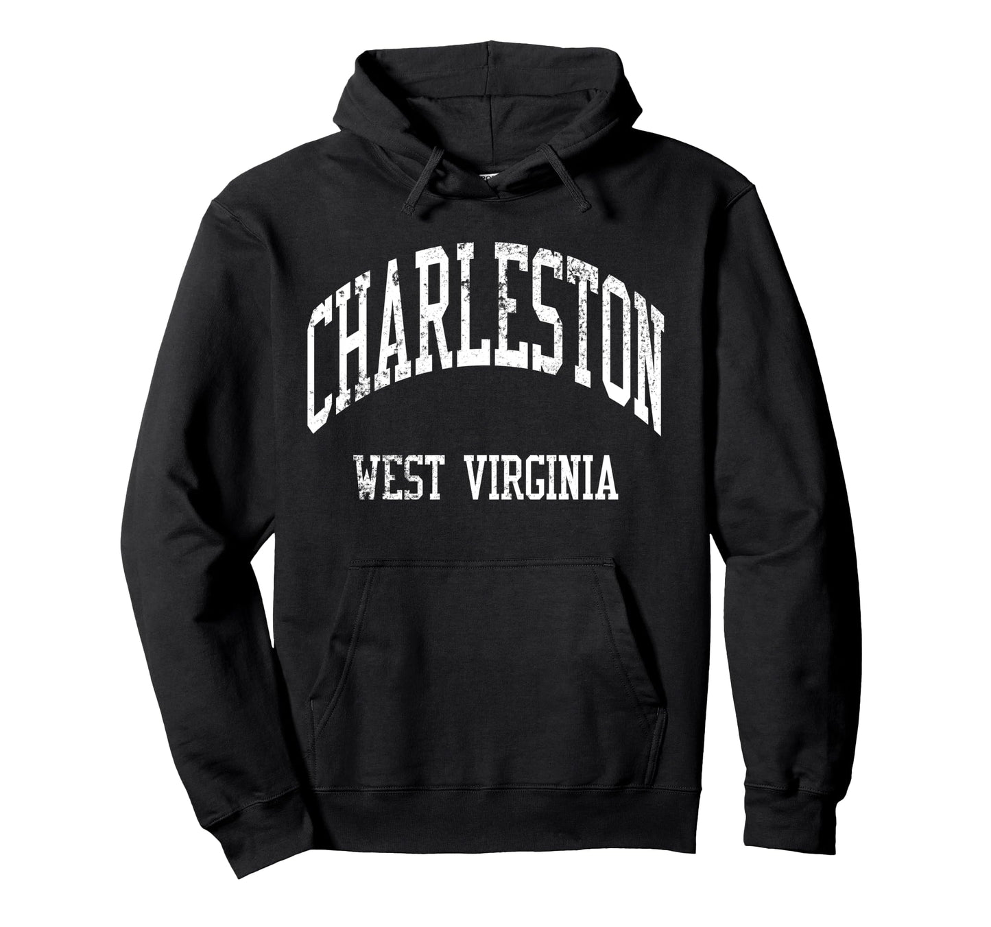 Charleston West Virginia 70S College Hoodie - Custom Art Print for Adults - T-Shirt, Sweatshirt, Hoodie