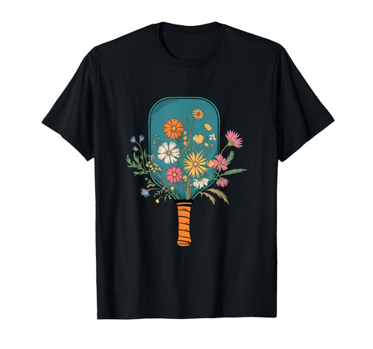 Bohemian Pickleball Paddle Boho Outfit T-Shirt - Graphic Print Men Women - T-Shirt, Sweatshirt, Hoodie