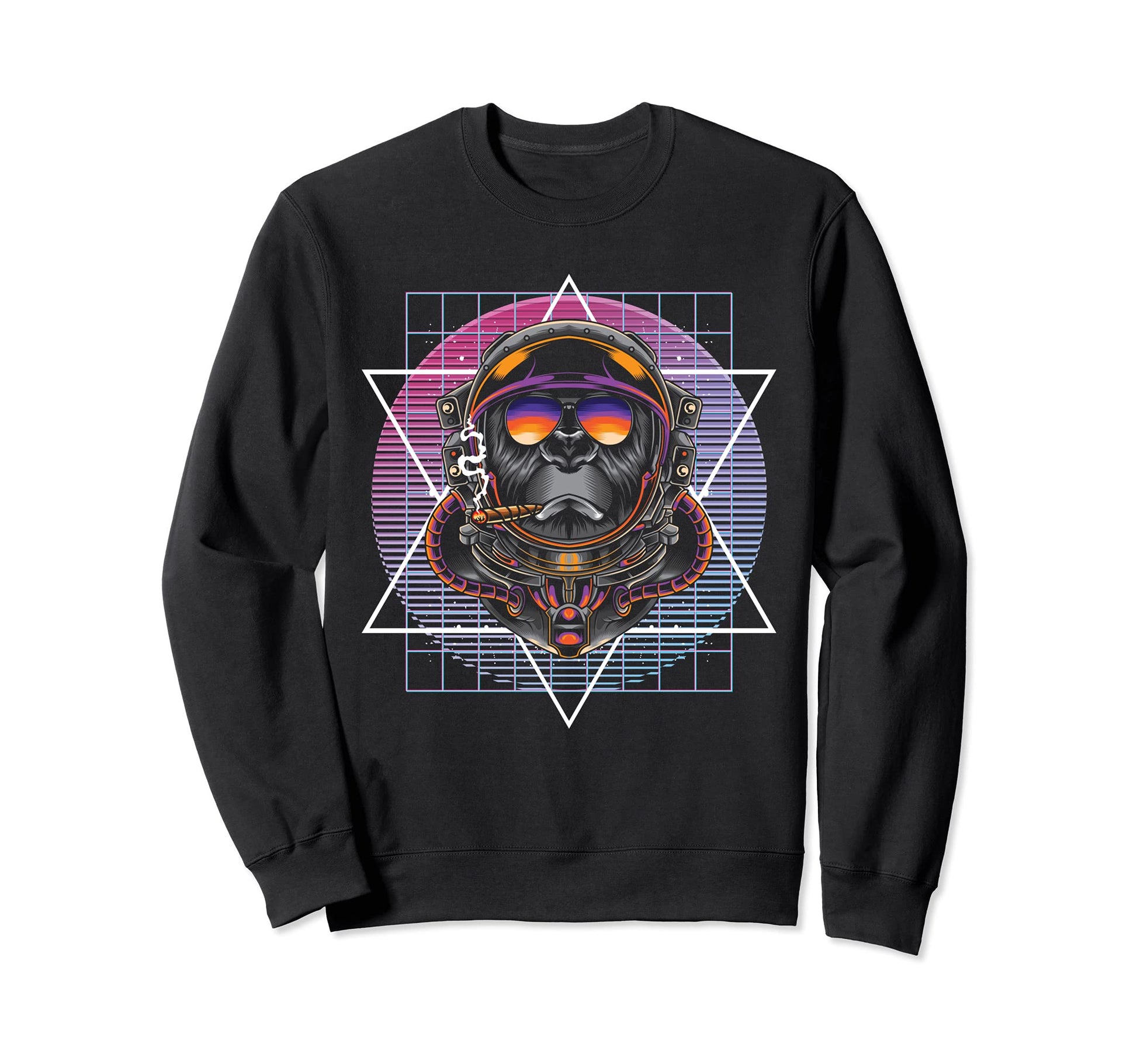 90S Art Synthwave Vaporwave Sweatshirt - Minimalist Print Men Women - T-Shirt, Sweatshirt, Hoodie
