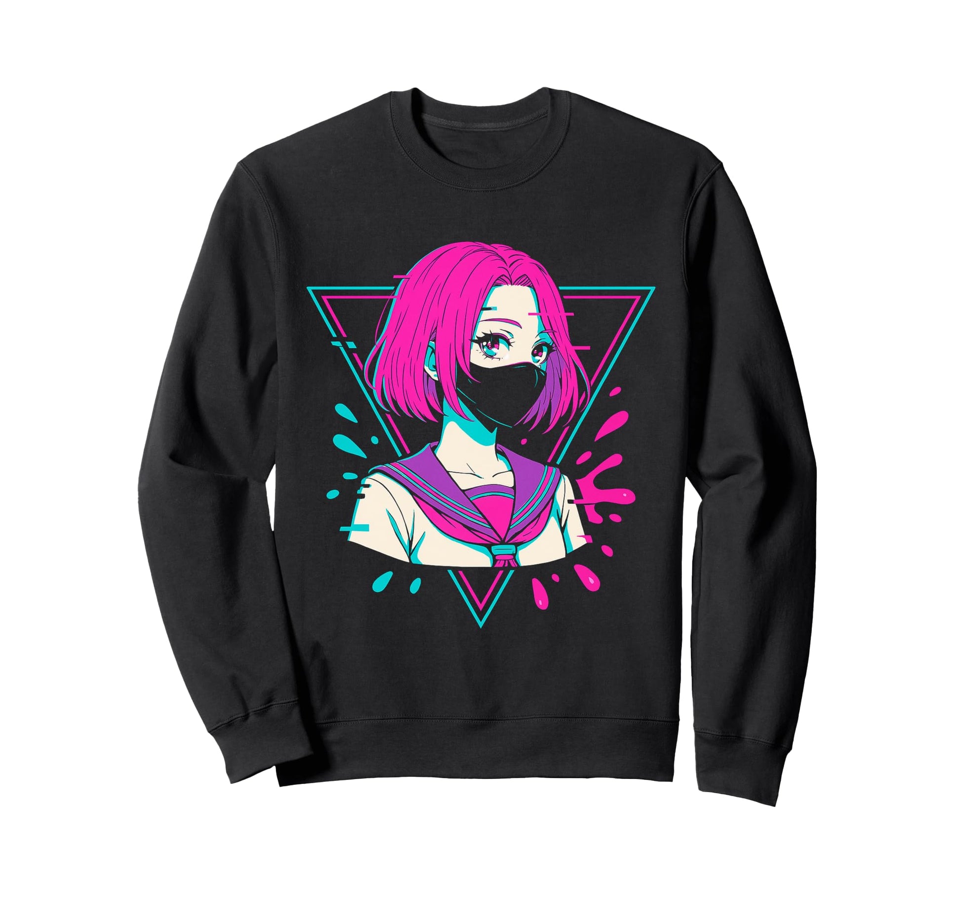 Japanese Anime Indie Old Aesthetic Sweatshirt - Unique Graphic for Adults - T-Shirt, Sweatshirt, Hoodie
