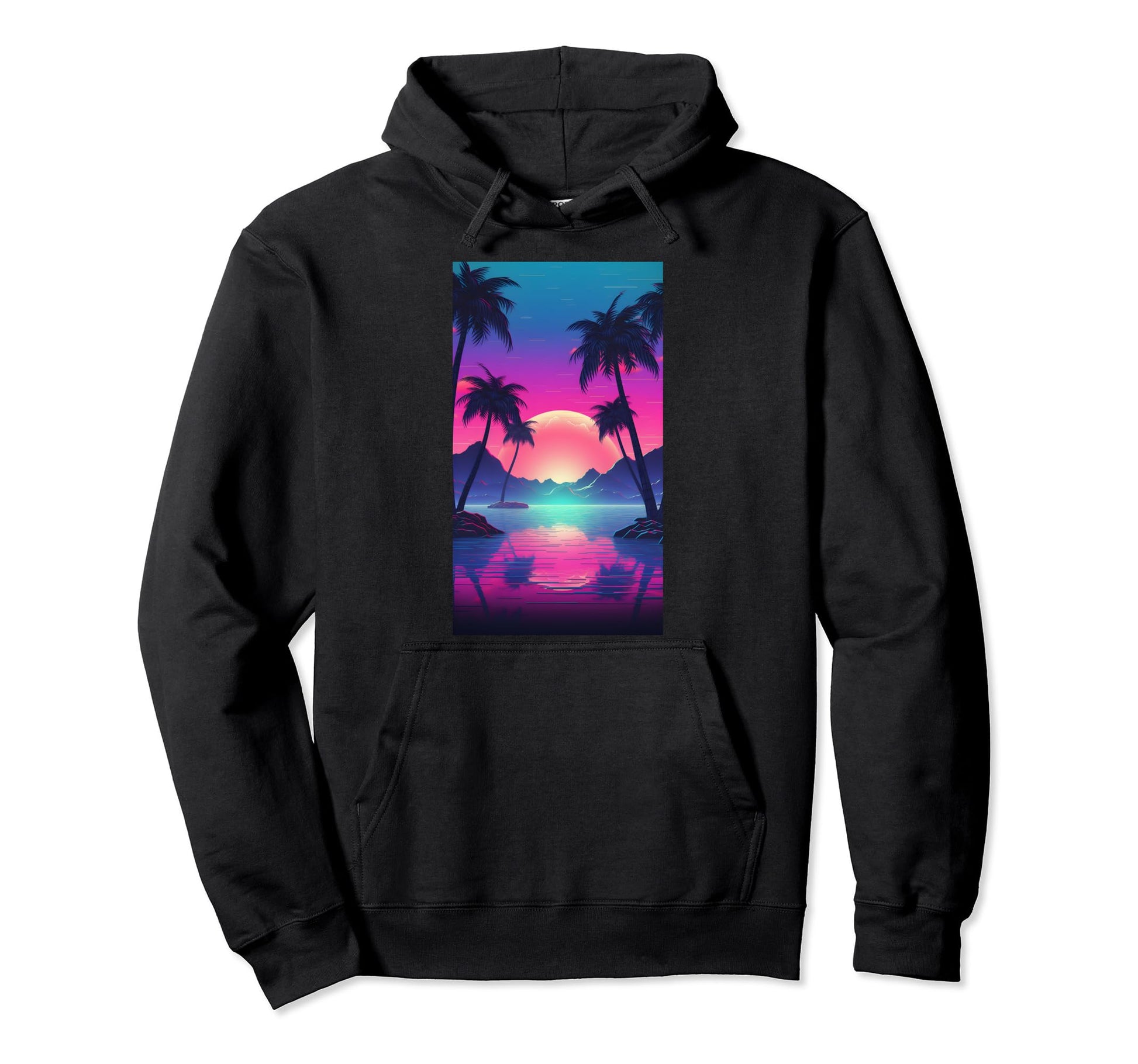 80S Vaporwave Aesthetic Hoodie - Streetwear Style for Adults - T-Shirt, Sweatshirt, Hoodie