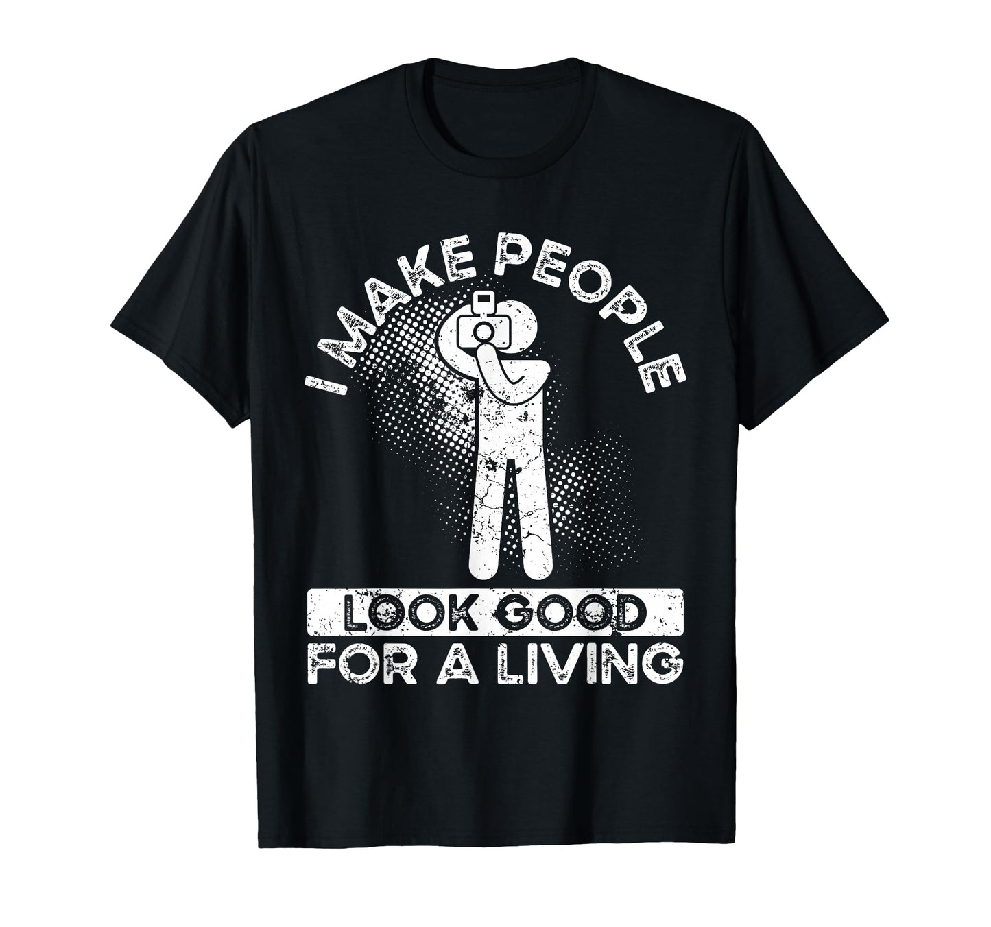 Photo Camera Photographer Flash People T-Shirt - Graphic Print for Adults - T-Shirt, Sweatshirt, Hoodie
