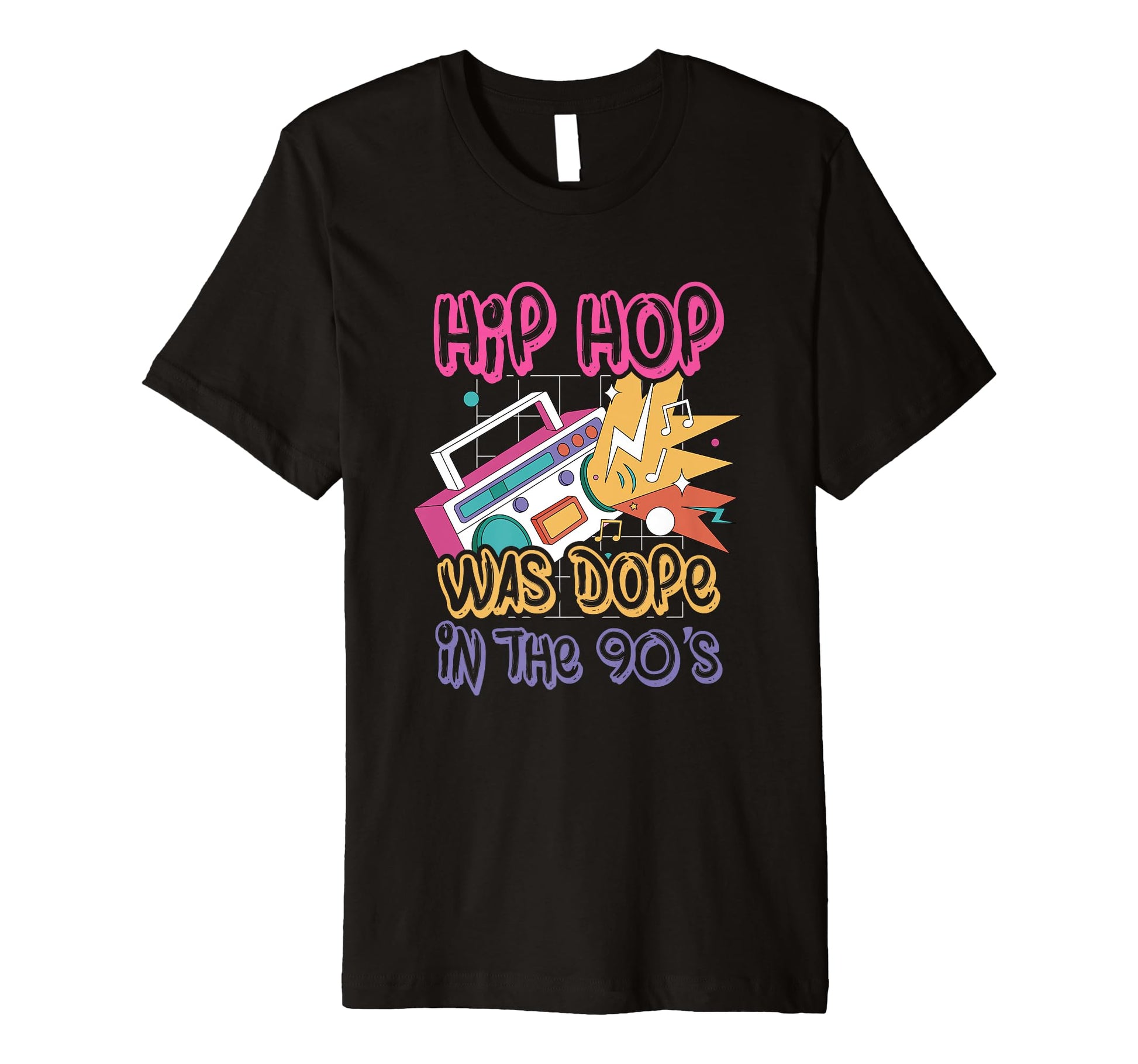 Hip Hop Was Dope 90S Music Fan Grunge T-Shirt - Fun Novelty Design Unisex - T-Shirt, Sweatshirt, Hoodie