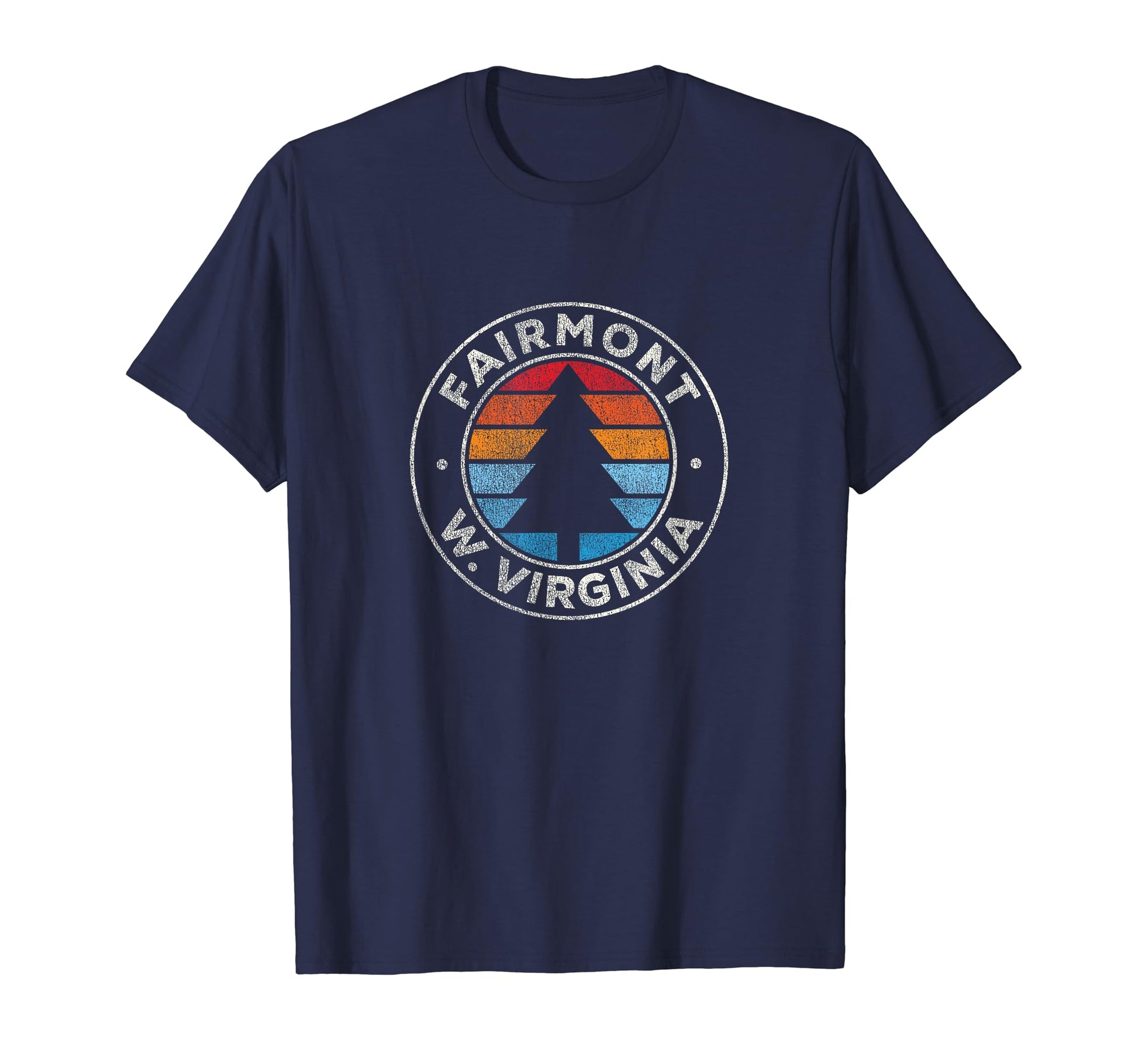 Fairmont West Virginia Wv 70S T-Shirt - Fun Novelty Design Men Women - T-Shirt, Sweatshirt, Hoodie