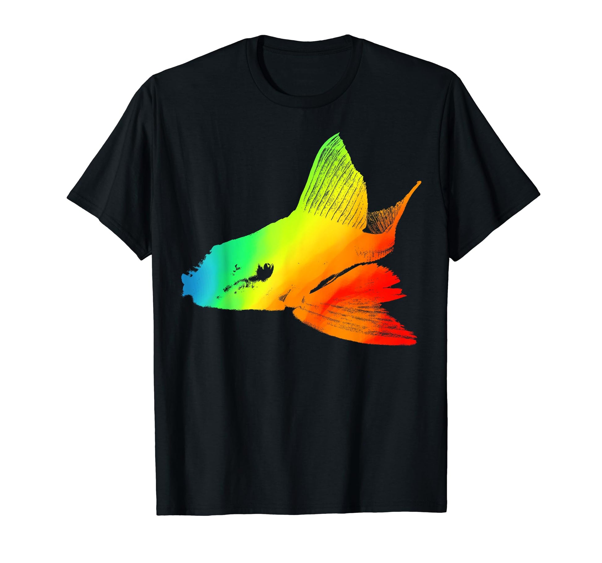 Bristlenose Pleco Colorful Rainbow T-Shirt - Graphic Print for Adults - T-Shirt, Sweatshirt, Hoodie