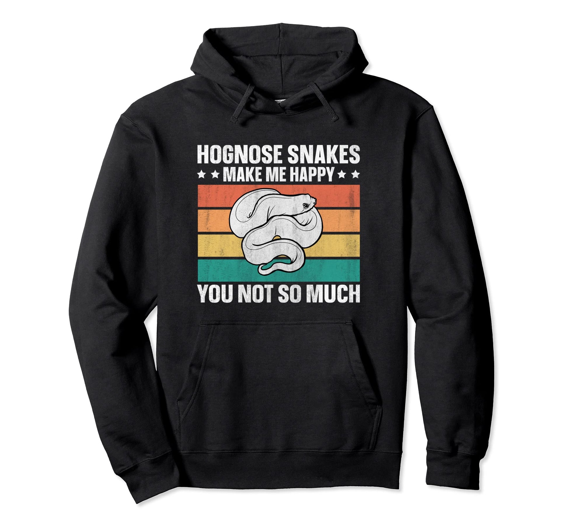 Hognose Snakes Make Me Happy Western Hoodie - Streetwear Style for Adults - T-Shirt, Sweatshirt, Hoodie