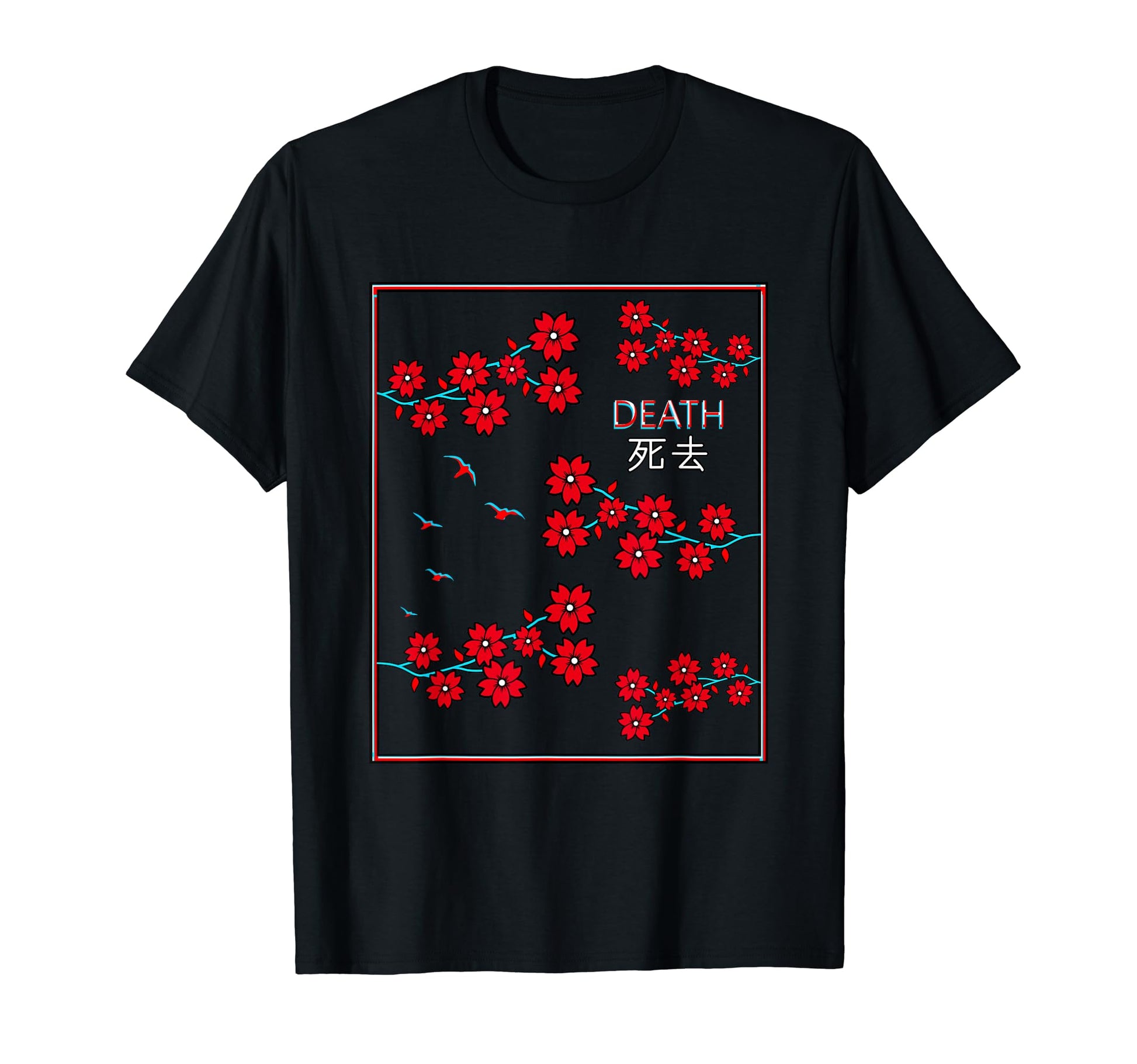 Death Vaporwave Japanese Aesthetic T-Shirt - Aesthetic Graphic Men Women - T-Shirt, Sweatshirt, Hoodie