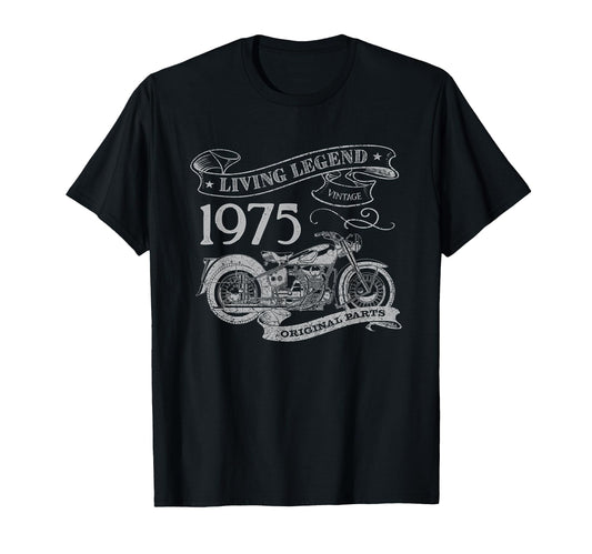 50Th Birthday 1975 Living Legend T-Shirt - Novelty Apparel Men Women - T-Shirt, Sweatshirt, Hoodie