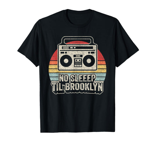 Boombox Brooklyn 80S 90S Hip Hop Music T-Shirt - Streetwear Style Unisex - T-Shirt, Sweatshirt, Hoodie