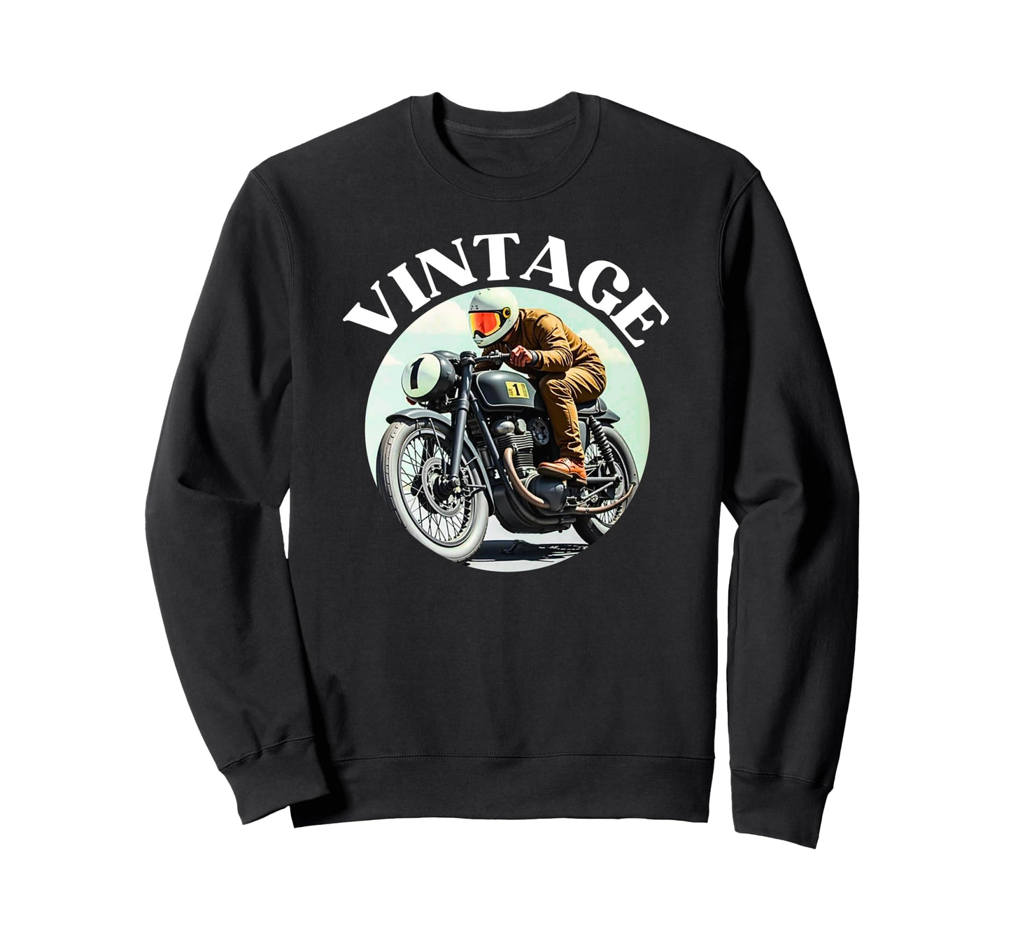 Motorcycle Racing Sweatshirt - Fun Novelty Design Unisex - T-Shirt, Sweatshirt, Hoodie