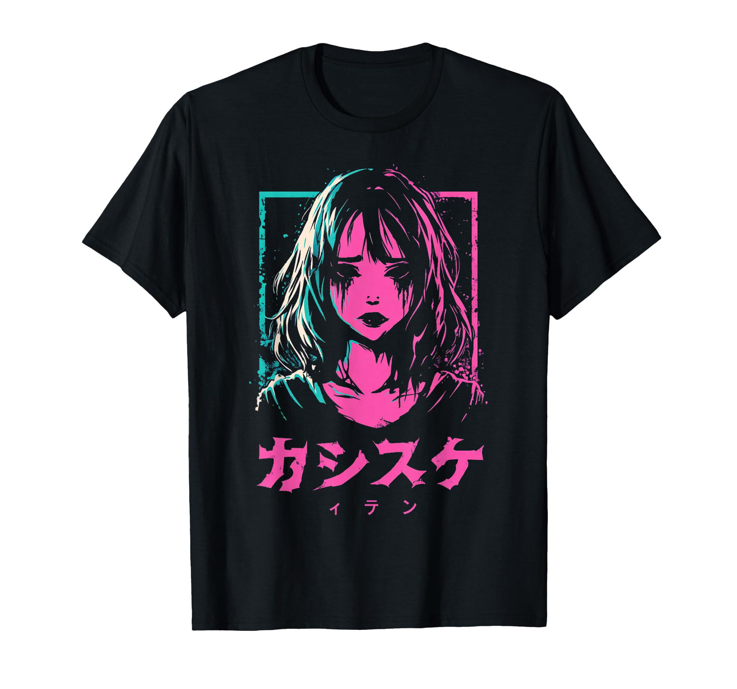 Goth Grunge Demon Anime Waifu Horror T-Shirt - Trendy Graphic Men Women - T-Shirt, Sweatshirt, Hoodie