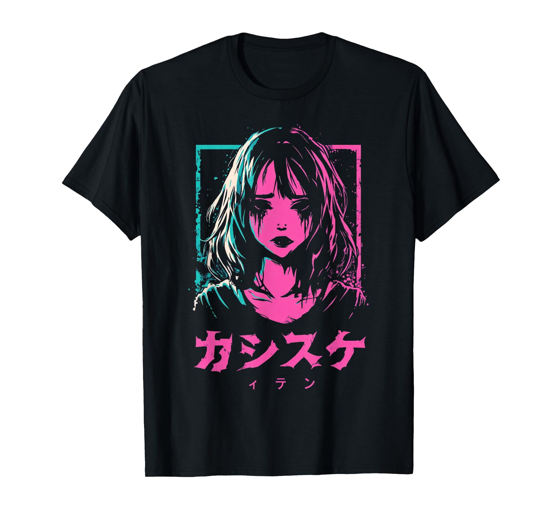 Goth Grunge Demon Anime Waifu Horror T-Shirt - Trendy Graphic Men Women - T-Shirt, Sweatshirt, Hoodie