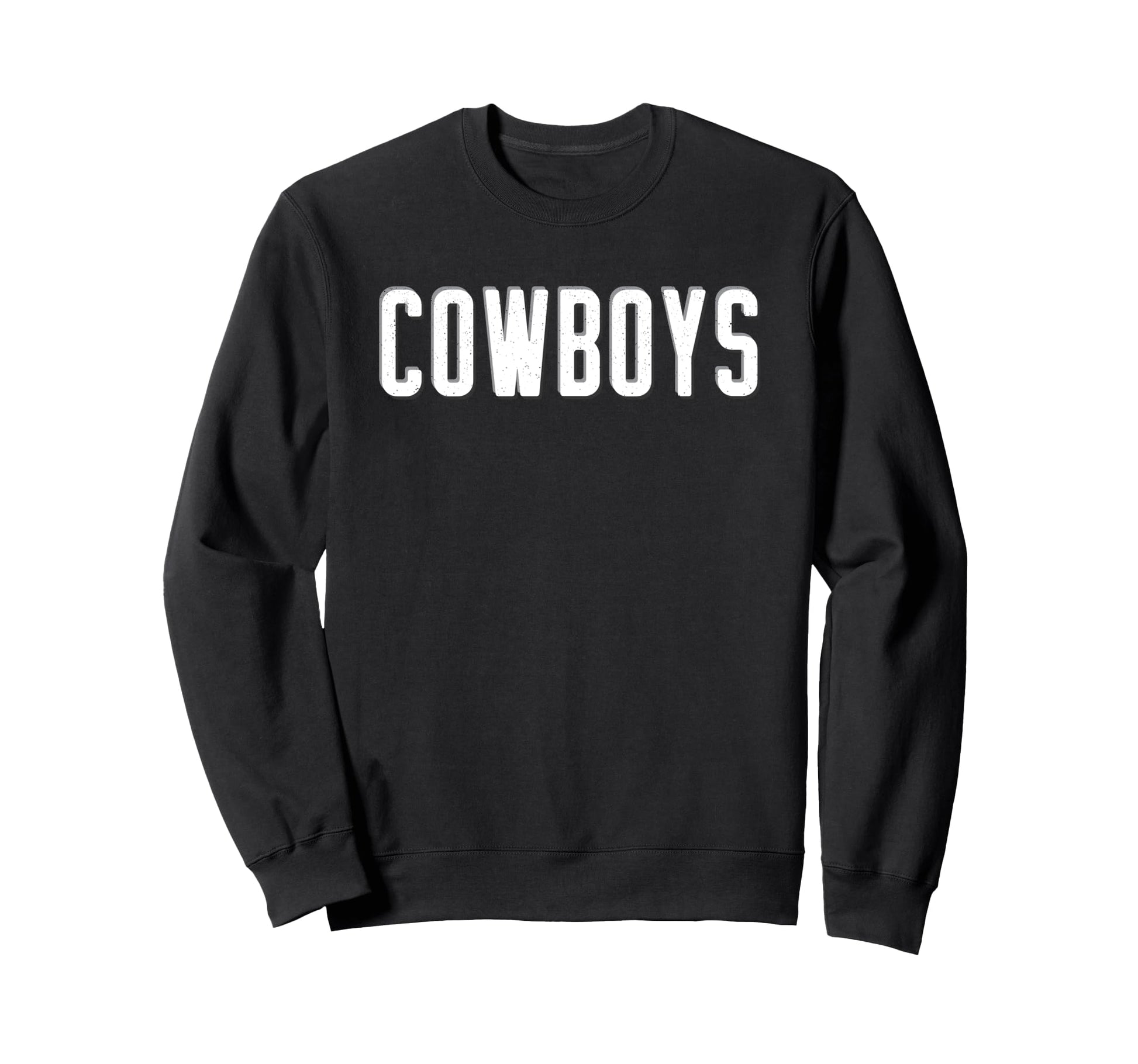 Cowboys West Distressed Hs Sweatshirt - Fun Novelty Design Unisex - T-Shirt, Sweatshirt, Hoodie