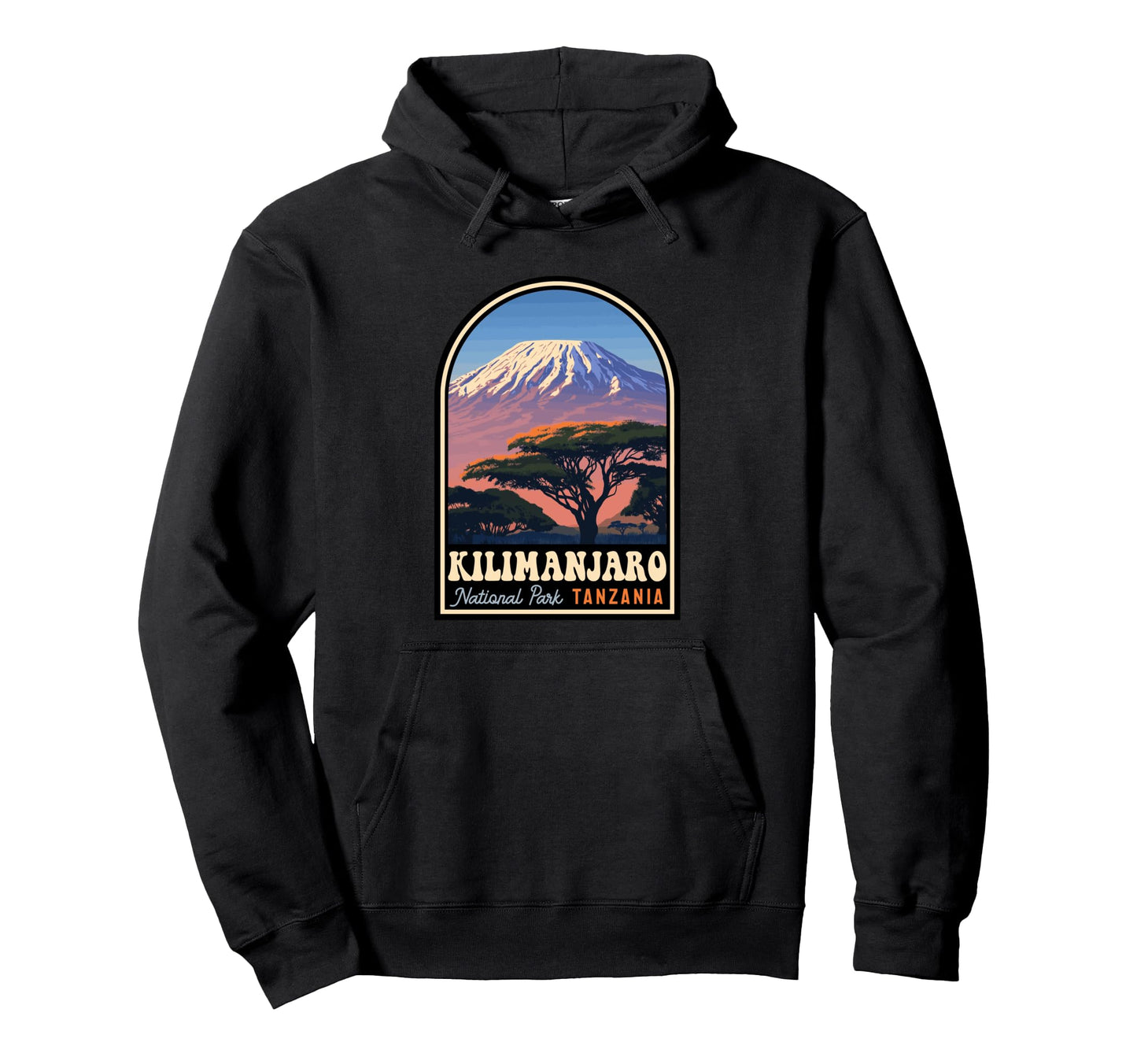 Kilimanjaro National Park Tanzania Hoodie - Aesthetic Graphic Men Women - T-Shirt, Sweatshirt, Hoodie