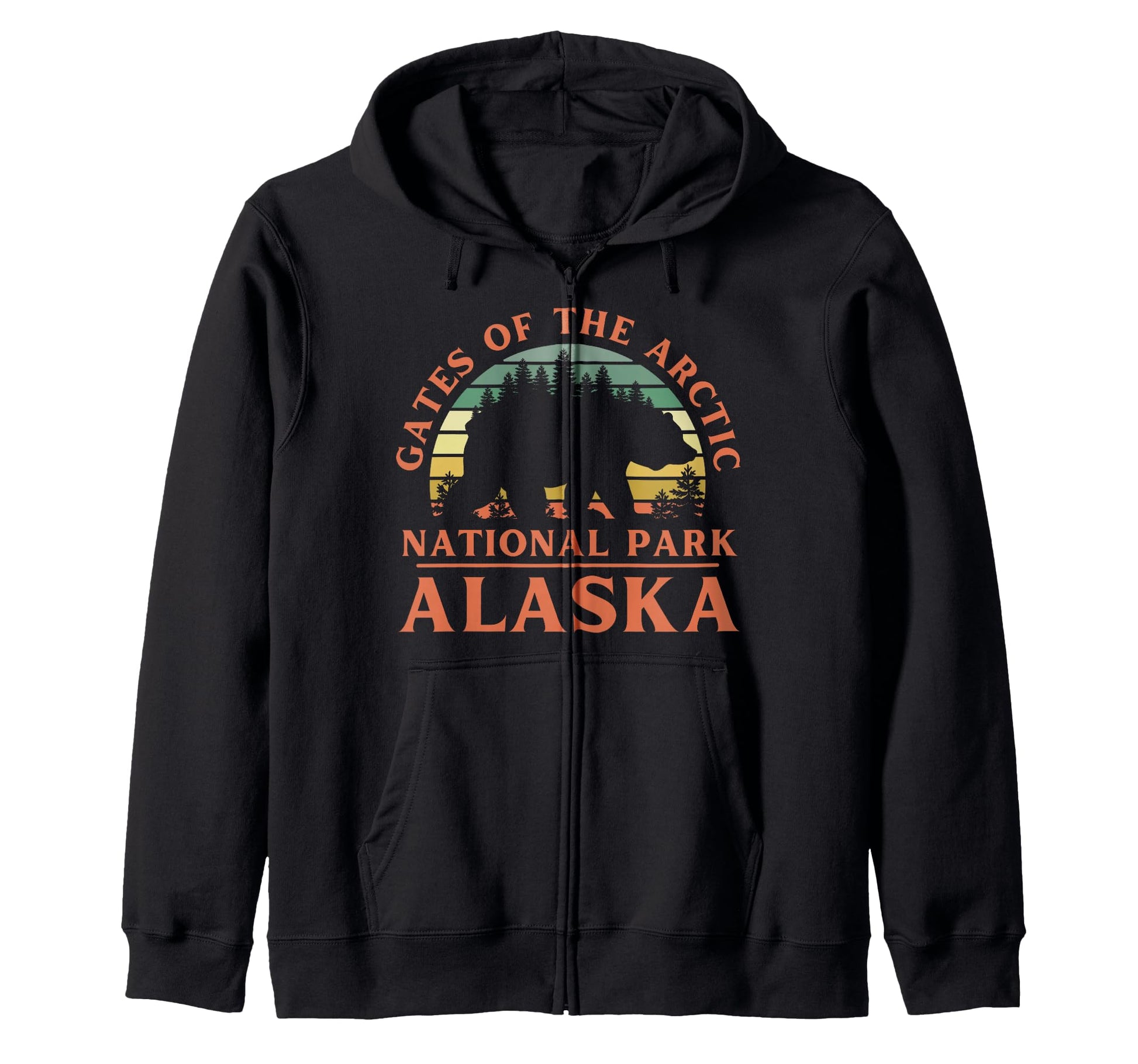 Gates Arctic National Park Alaska Usa Hoodie - Minimalist Print Unisex - T-Shirt, Sweatshirt, Hoodie
