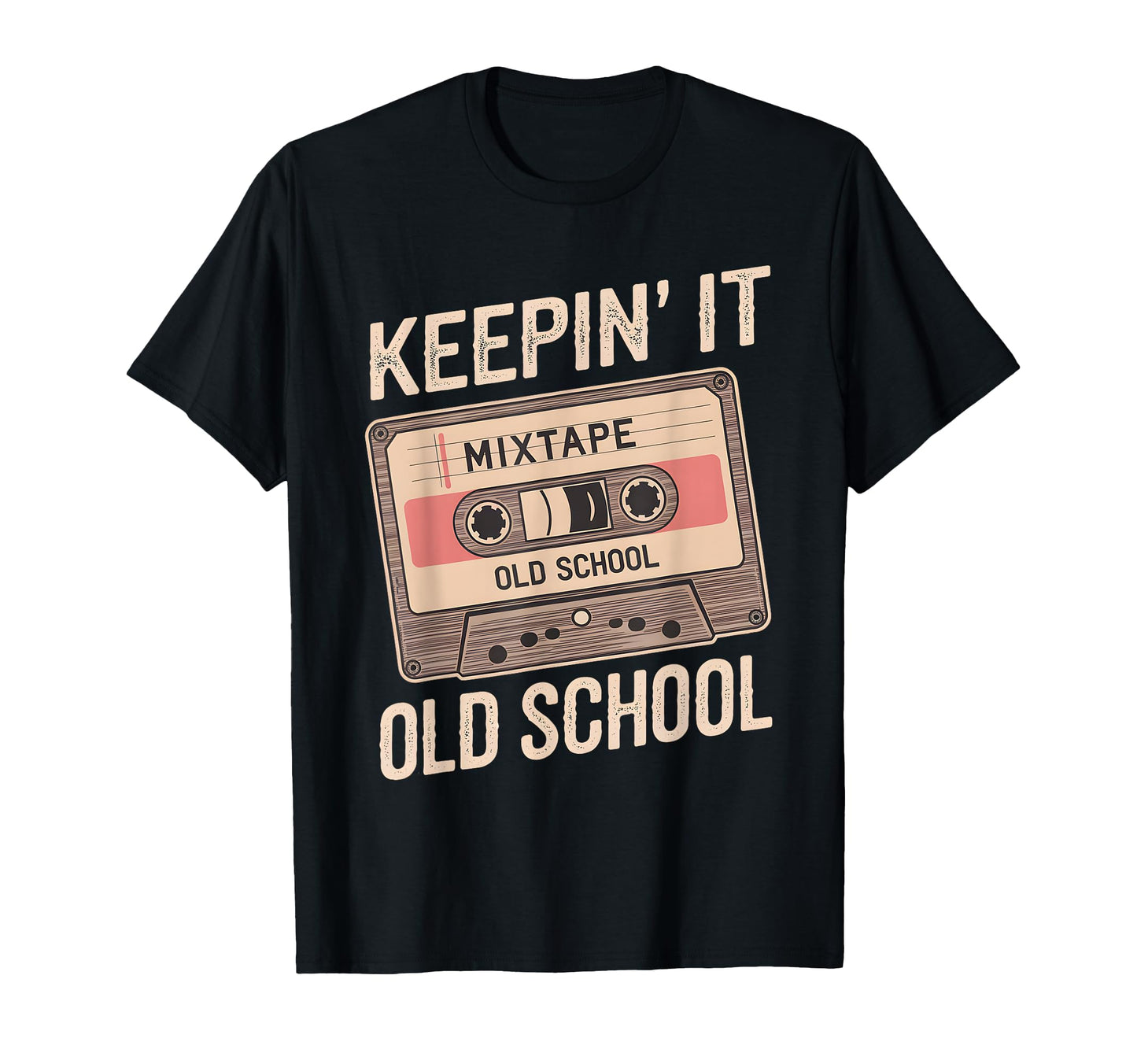 Old School Hip Hop 80S 90S Cassette Tape T-Shirt - Unique Graphic Unisex - T-Shirt, Sweatshirt, Hoodie