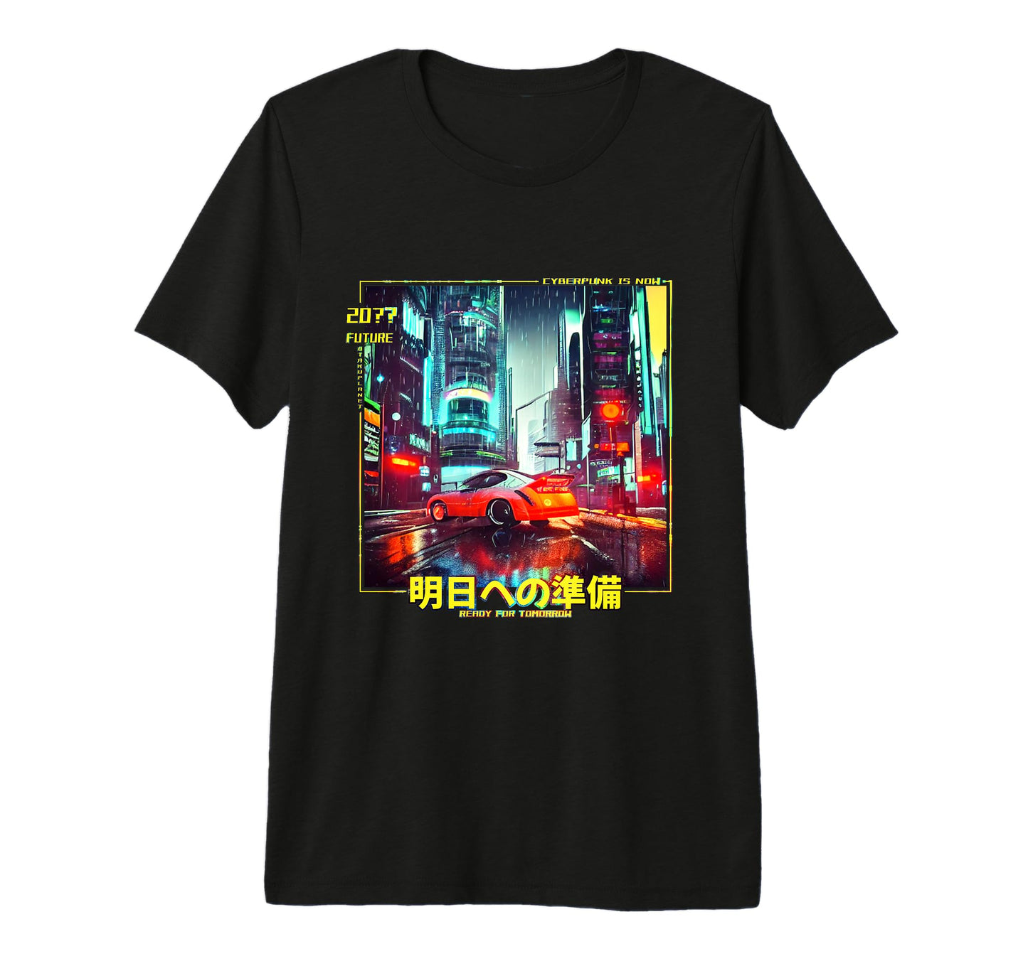Japan Cyberpunk Car 80S 90S T-Shirt - Casual Everyday Wear for Adults - T-Shirt, Sweatshirt, Hoodie
