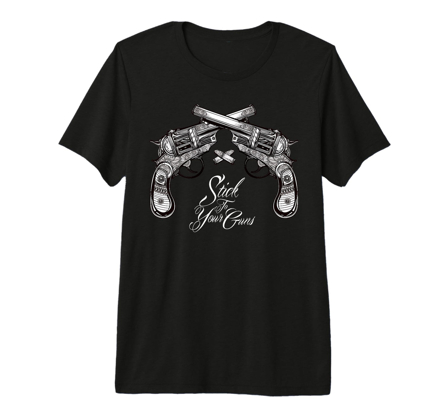 Stick To Your Guns Western Bandit T-Shirt - Custom Art Print for Adults - T-Shirt, Sweatshirt, Hoodie