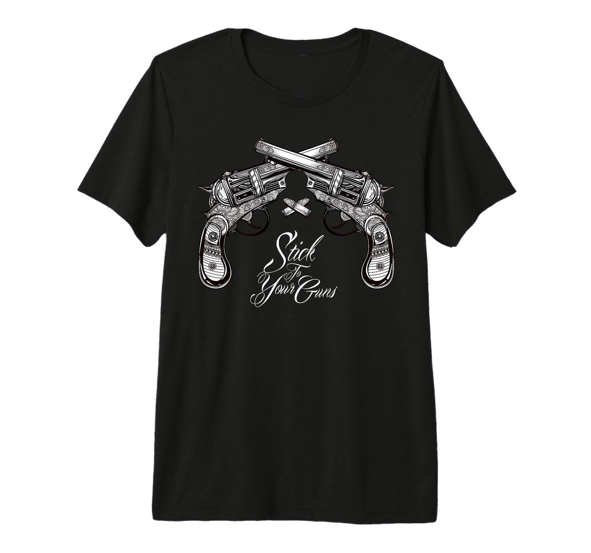Stick To Your Guns Western Bandit T-Shirt - Custom Art Print for Adults - T-Shirt, Sweatshirt, Hoodie