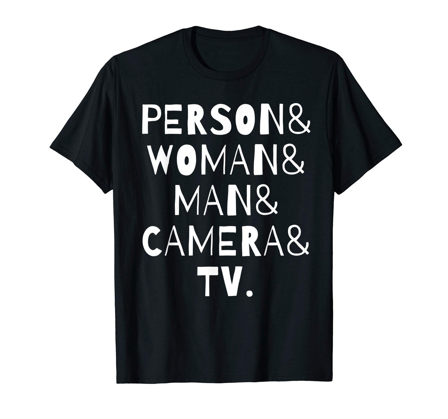 Person Camera Tv T-Shirt - Minimalist Print for Adults - T-Shirt, Sweatshirt, Hoodie