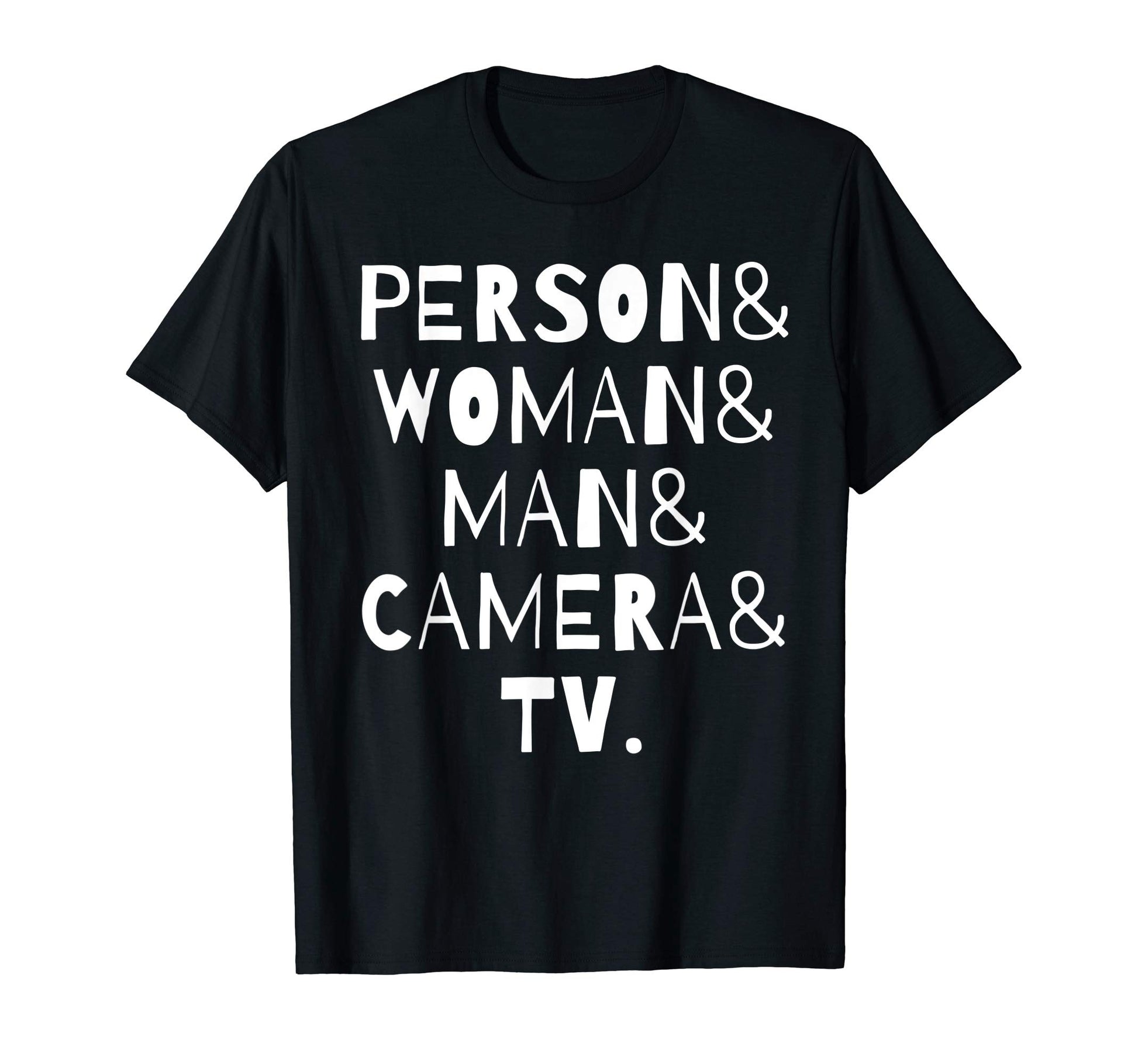 Person Camera Tv T-Shirt - Minimalist Print for Adults - T-Shirt, Sweatshirt, Hoodie