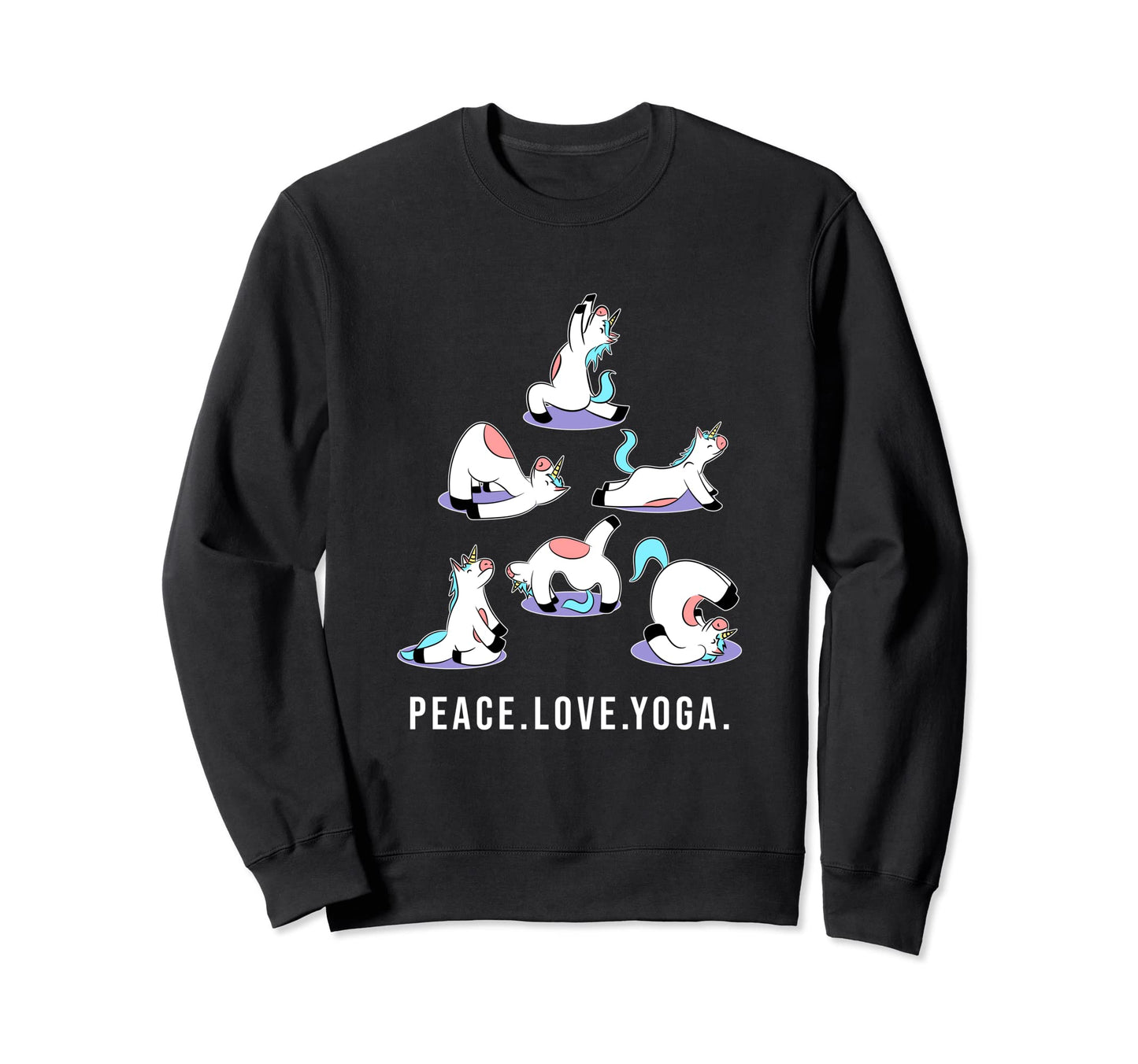 Unicorn Yoga Position And T-Shirt - Casual Everyday Wear Men Women - T-Shirt, Sweatshirt, Hoodie