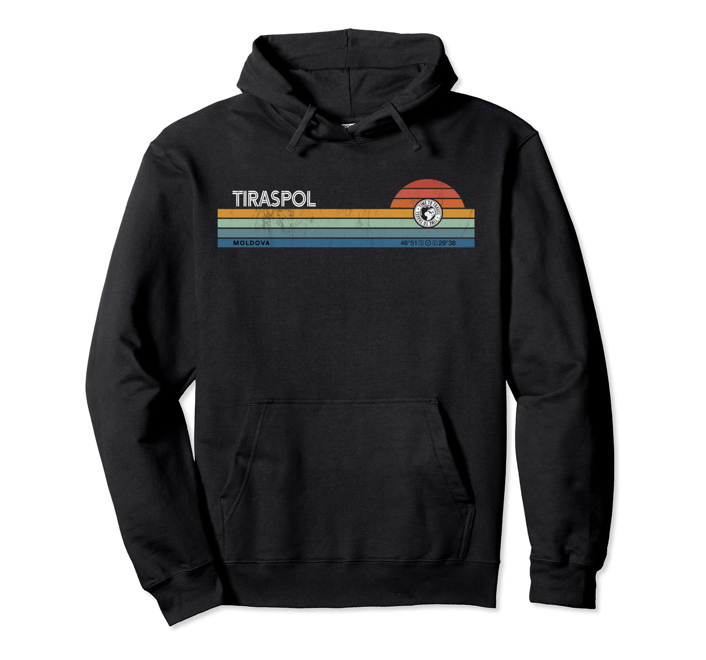Tiraspol Moldova Transnistria Hoodie - Fun Novelty Design for Adults - T-Shirt, Sweatshirt, Hoodie