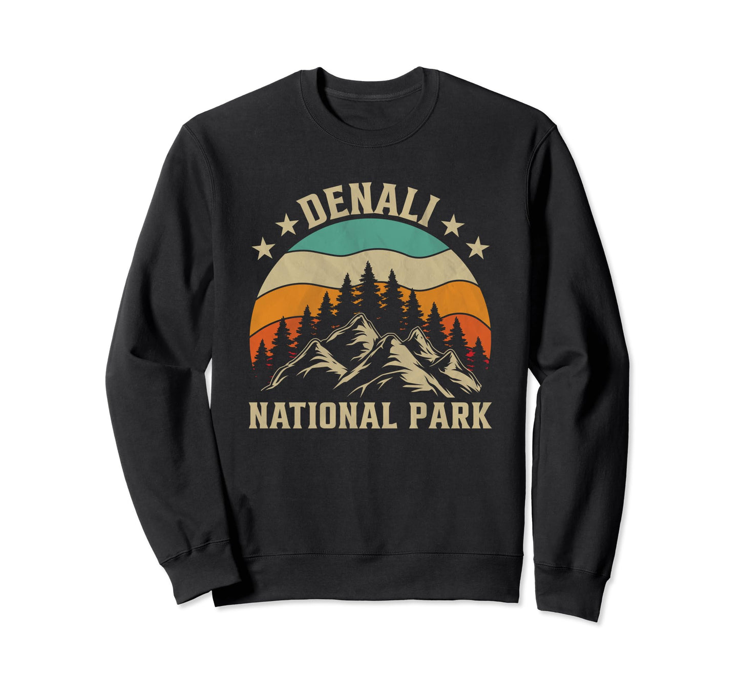 Denali National Park Sweatshirt - Novelty Apparel for Adults - T-Shirt, Sweatshirt, Hoodie