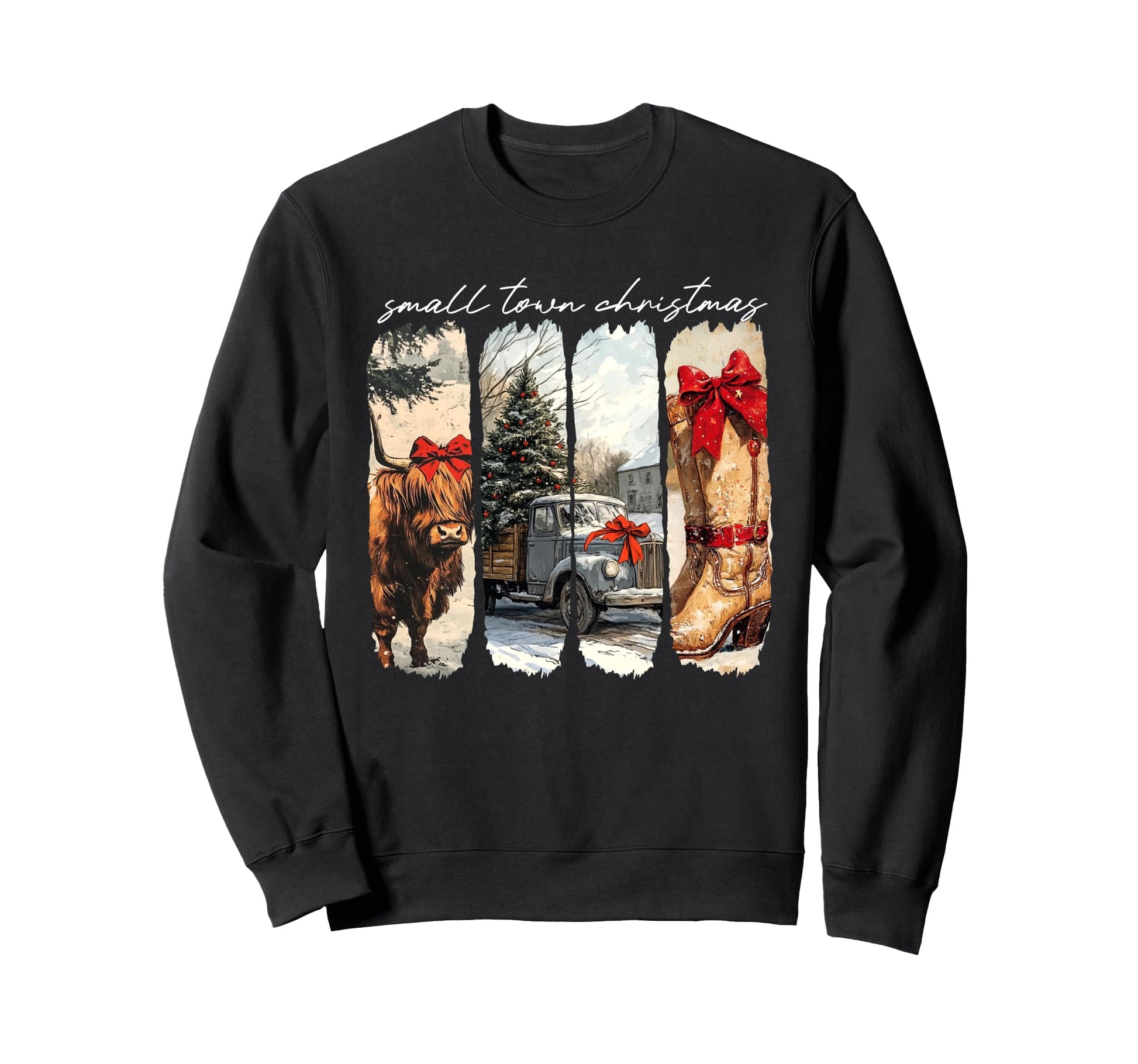 Small Town Western Sweatshirt - Fun Novelty Design Unisex - T-Shirt, Sweatshirt, Hoodie