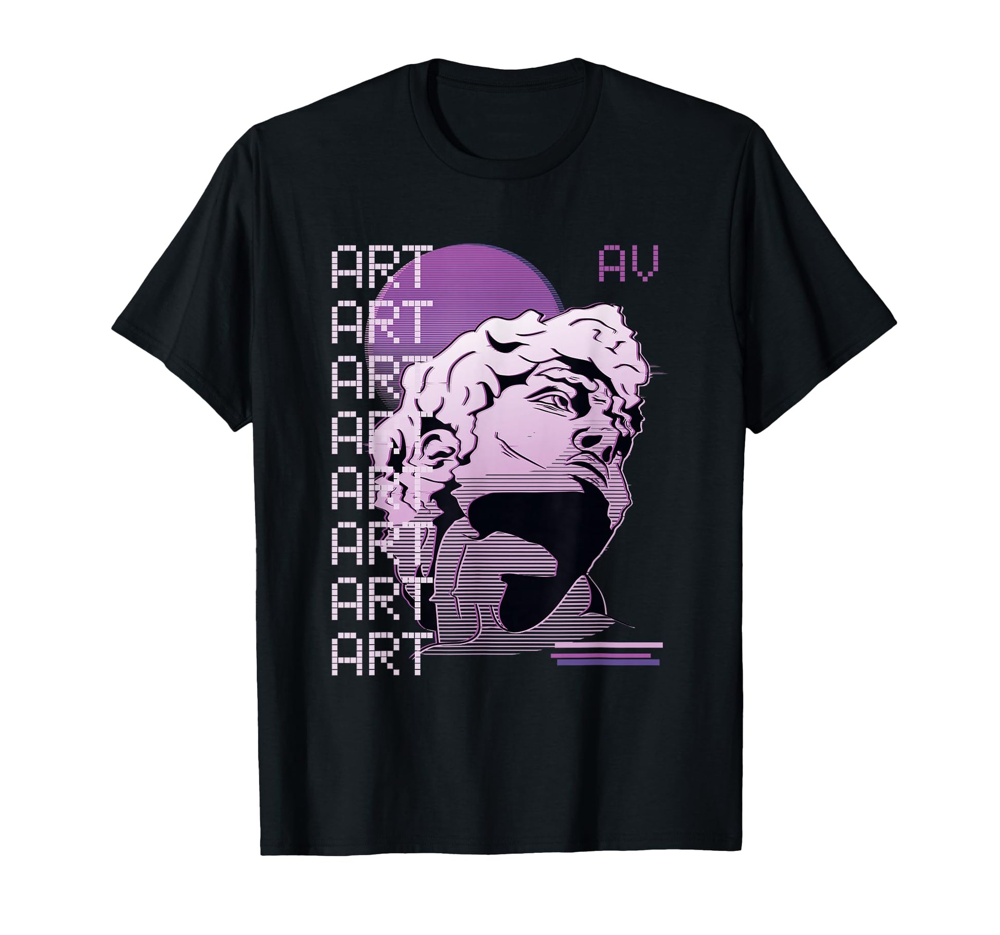 Vaporwave Art Statue Sculpture Japanese 80S T-Shirt - Unique Graphic Unisex - T-Shirt, Sweatshirt, Hoodie