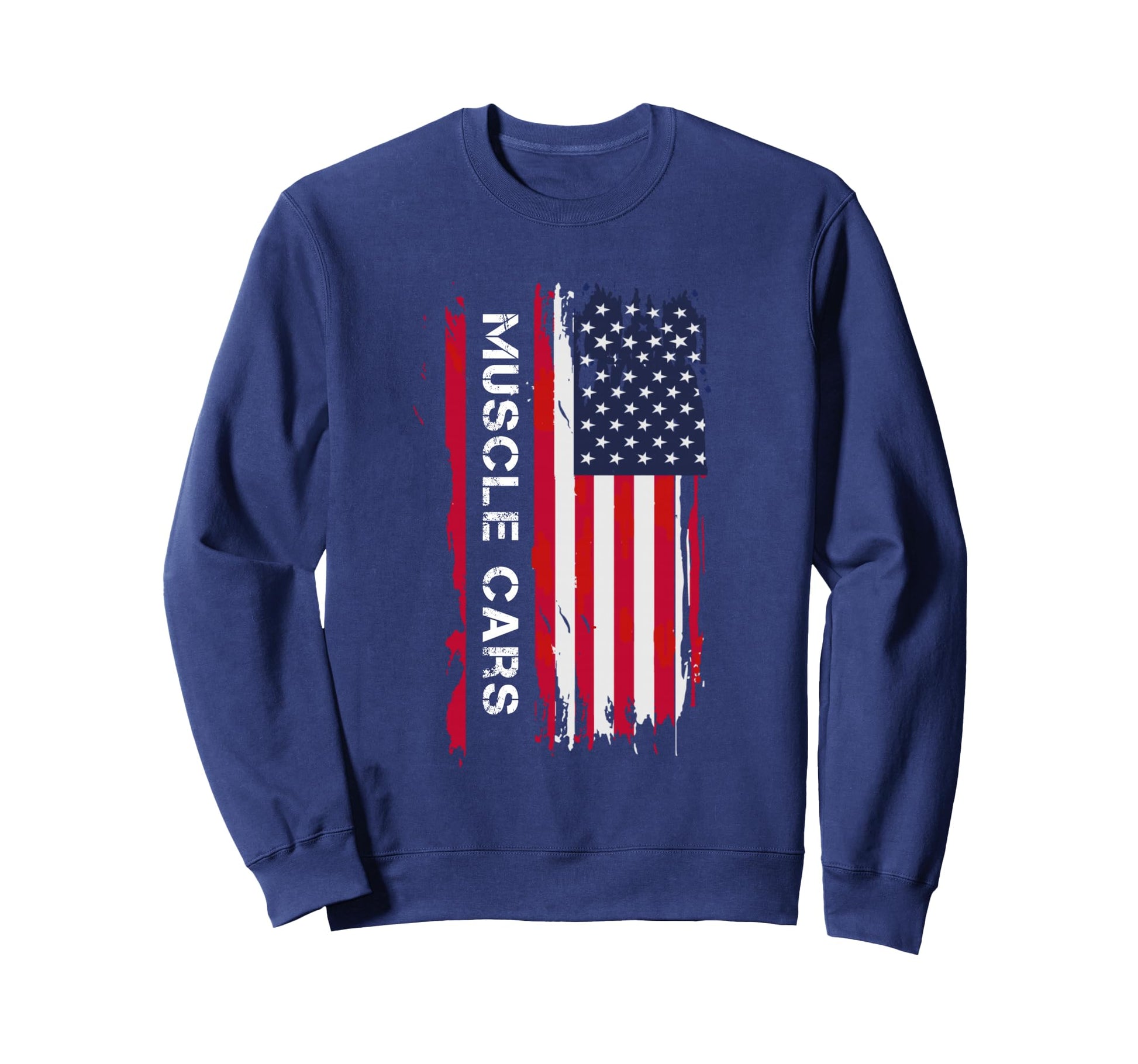 Muscle Car Usa Flag T-Shirt - Aesthetic Graphic for Adults - T-Shirt, Sweatshirt, Hoodie