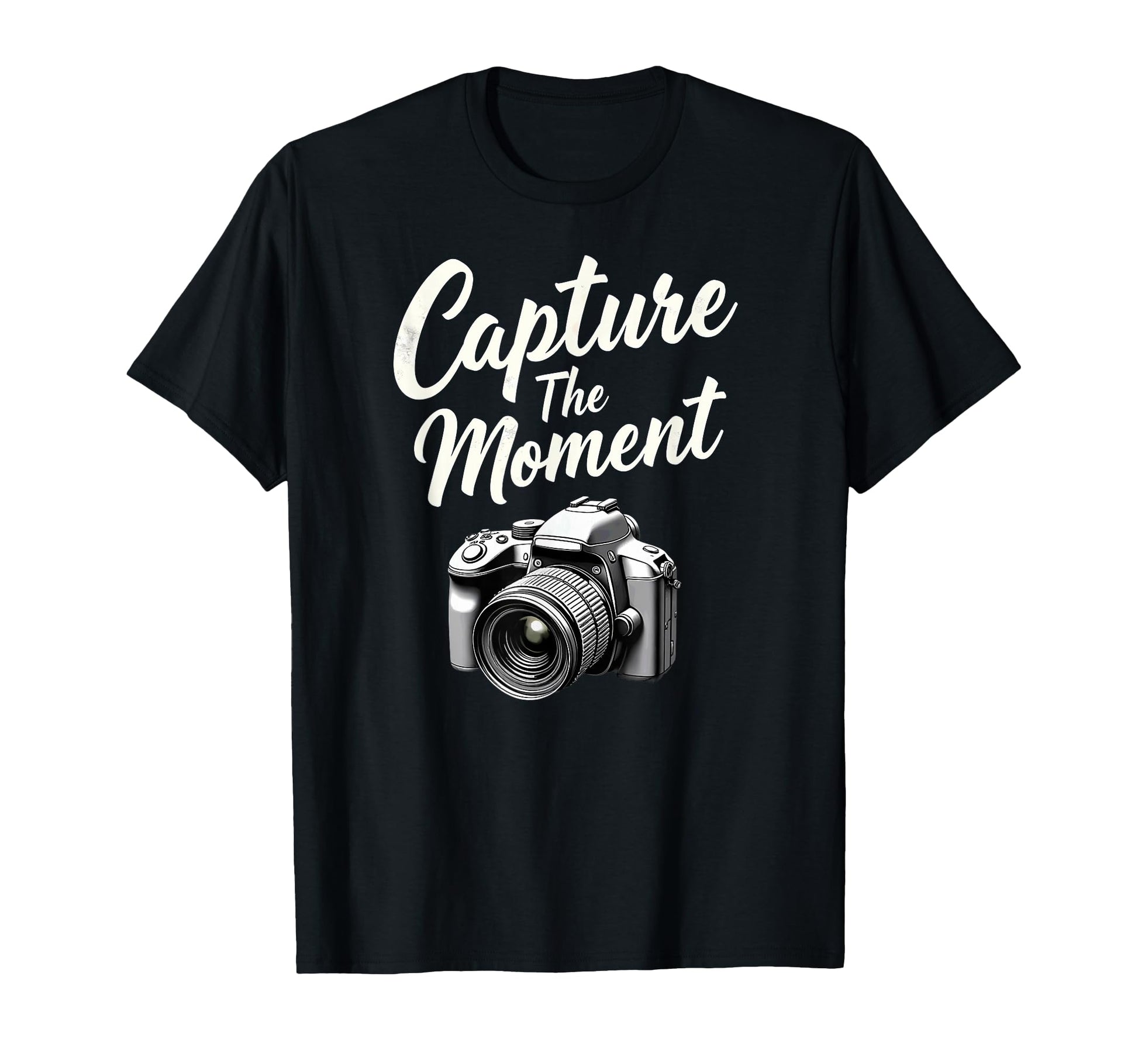 Capture Moment Camera Photography T-Shirt - Fun Novelty Design Unisex - T-Shirt, Sweatshirt, Hoodie