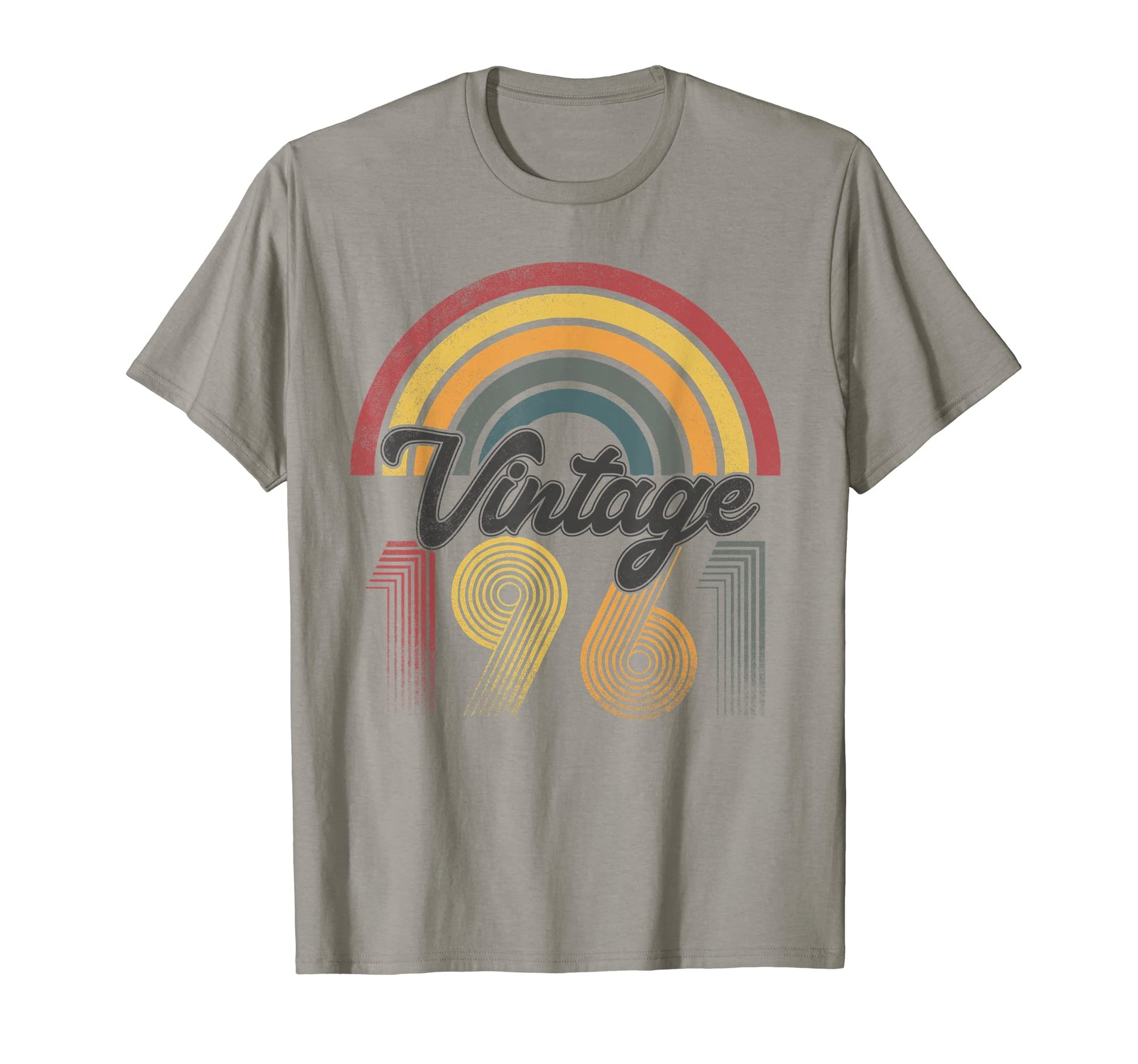 1961 60Th Birthday Gift Rainbow T-Shirt - Graphic Print Unisex - T-Shirt, Sweatshirt, Hoodie