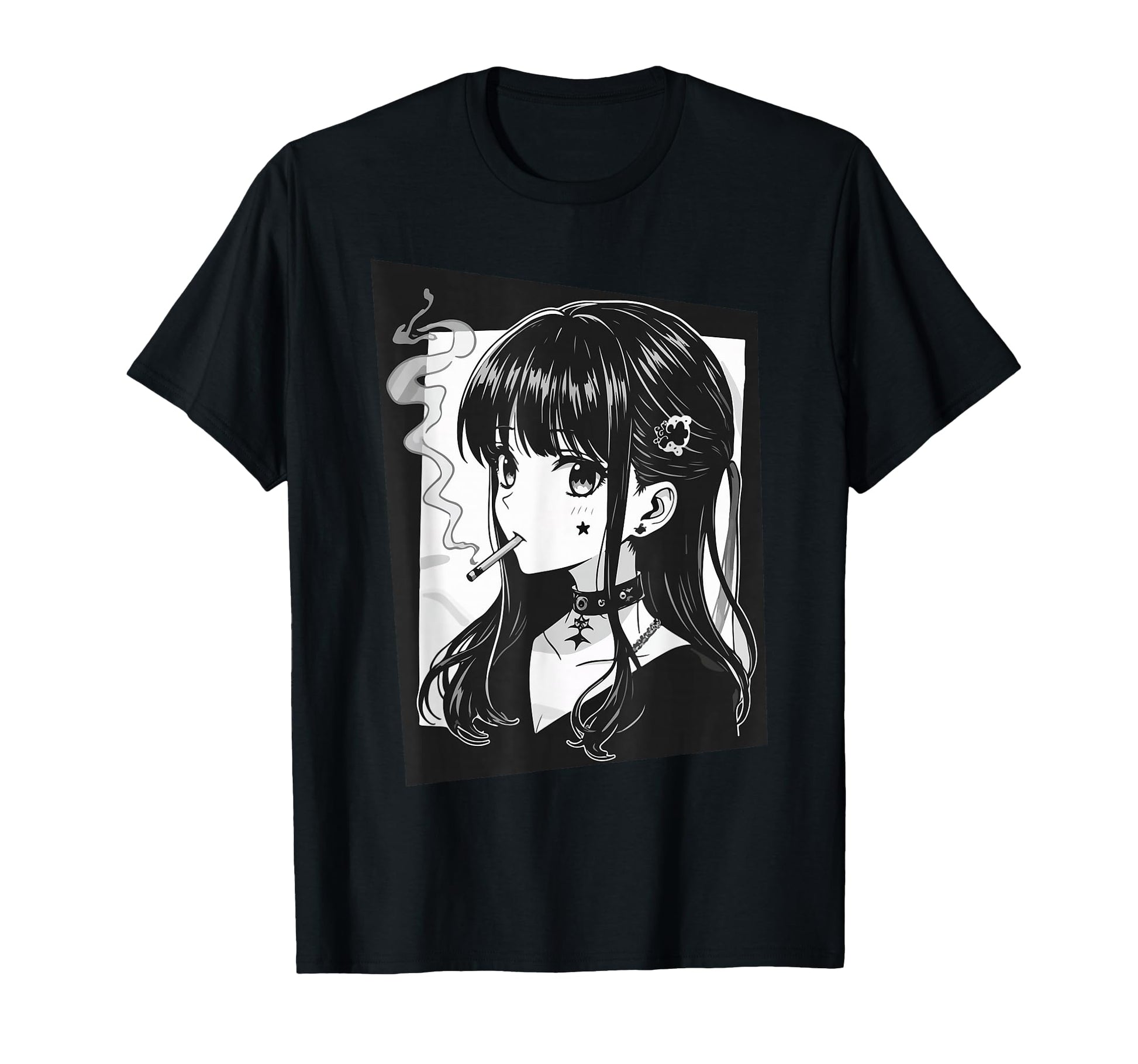 Sad Anime Waifu Japanese Aesthetic Otaku T-Shirt - Streetwear Style Unisex - T-Shirt, Sweatshirt, Hoodie