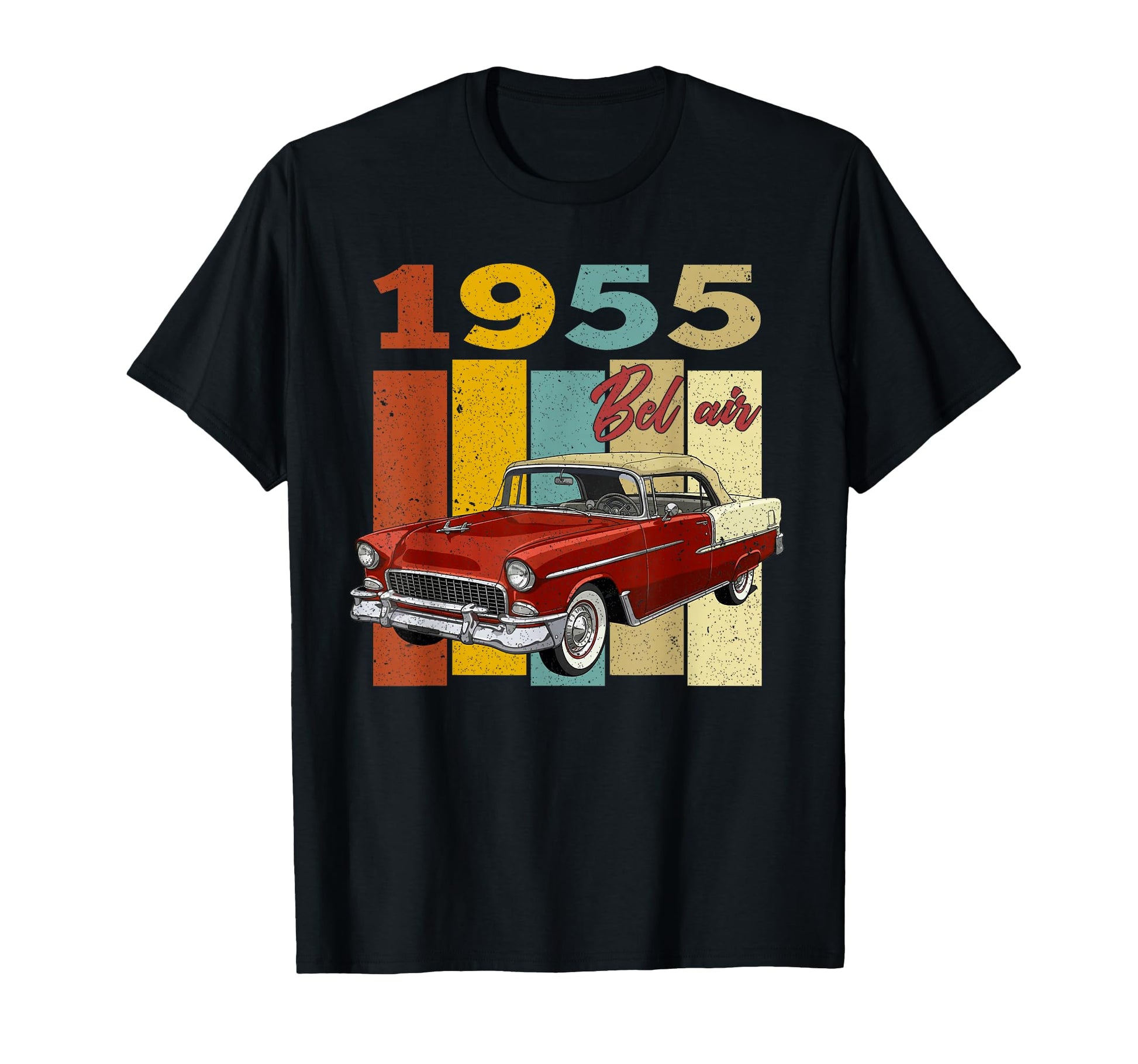 1955 55 Bel Air 90S Silhouette T-Shirt - Casual Everyday Wear Men Women - T-Shirt, Sweatshirt, Hoodie