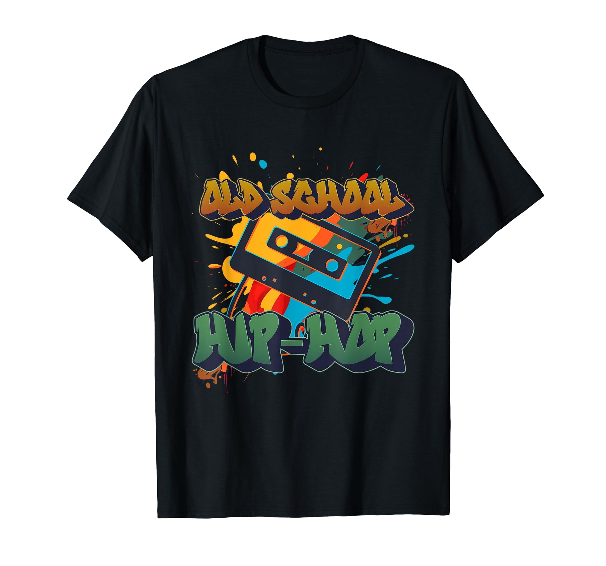 Old School Hip Hop Music T-Shirt - Custom Art Print Unisex - T-Shirt, Sweatshirt, Hoodie