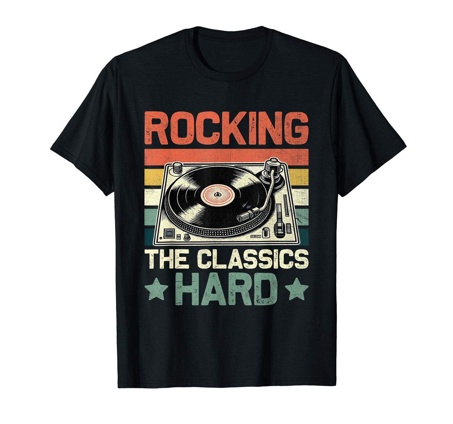 Funny Old School Dj Equipment Table T-Shirt - Novelty Apparel for Adults - T-Shirt, Sweatshirt, Hoodie