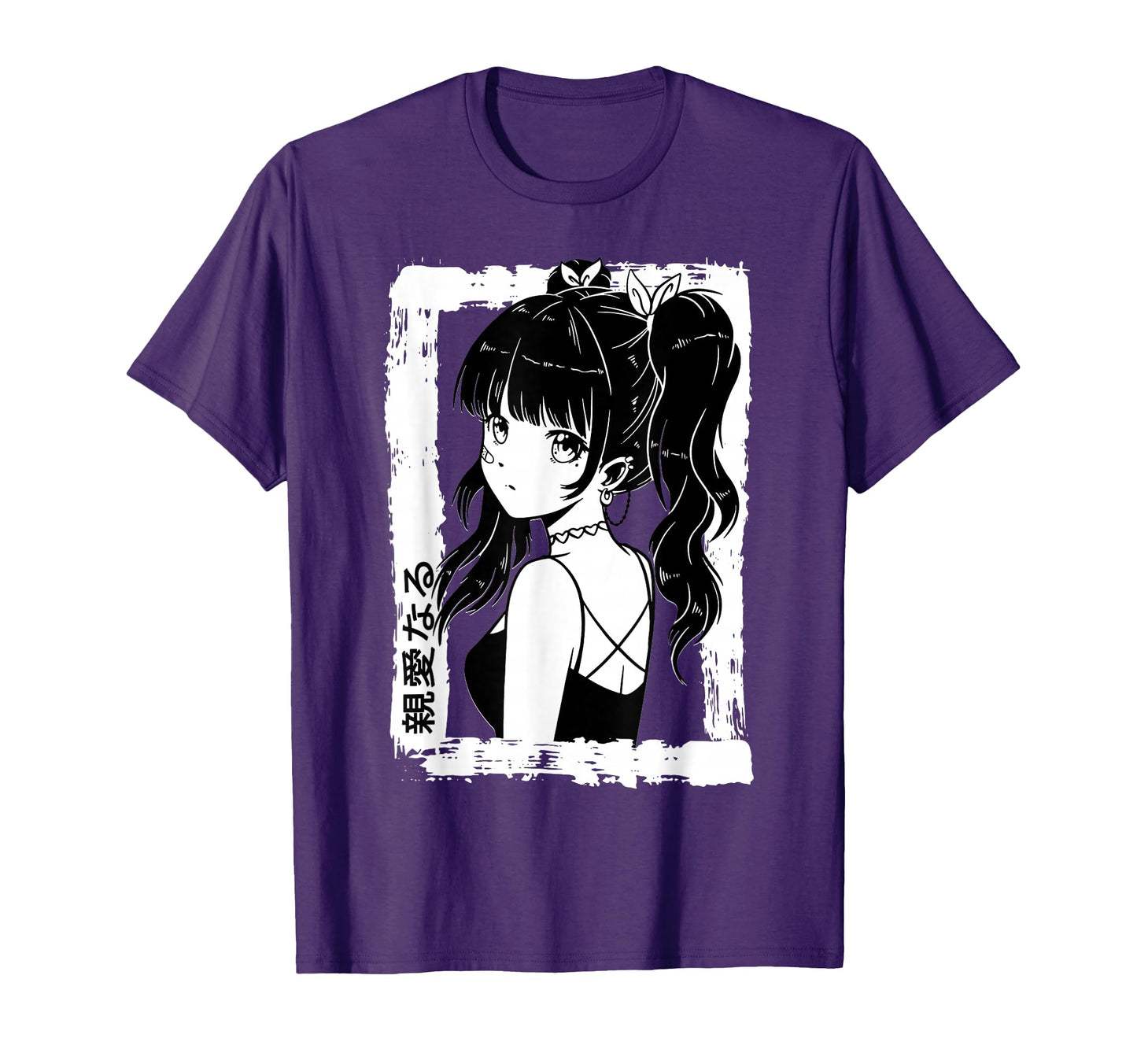 Anime Goth Otaku Japanese Aesthetic T-Shirt - Aesthetic Graphic Men Women - T-Shirt, Sweatshirt, Hoodie