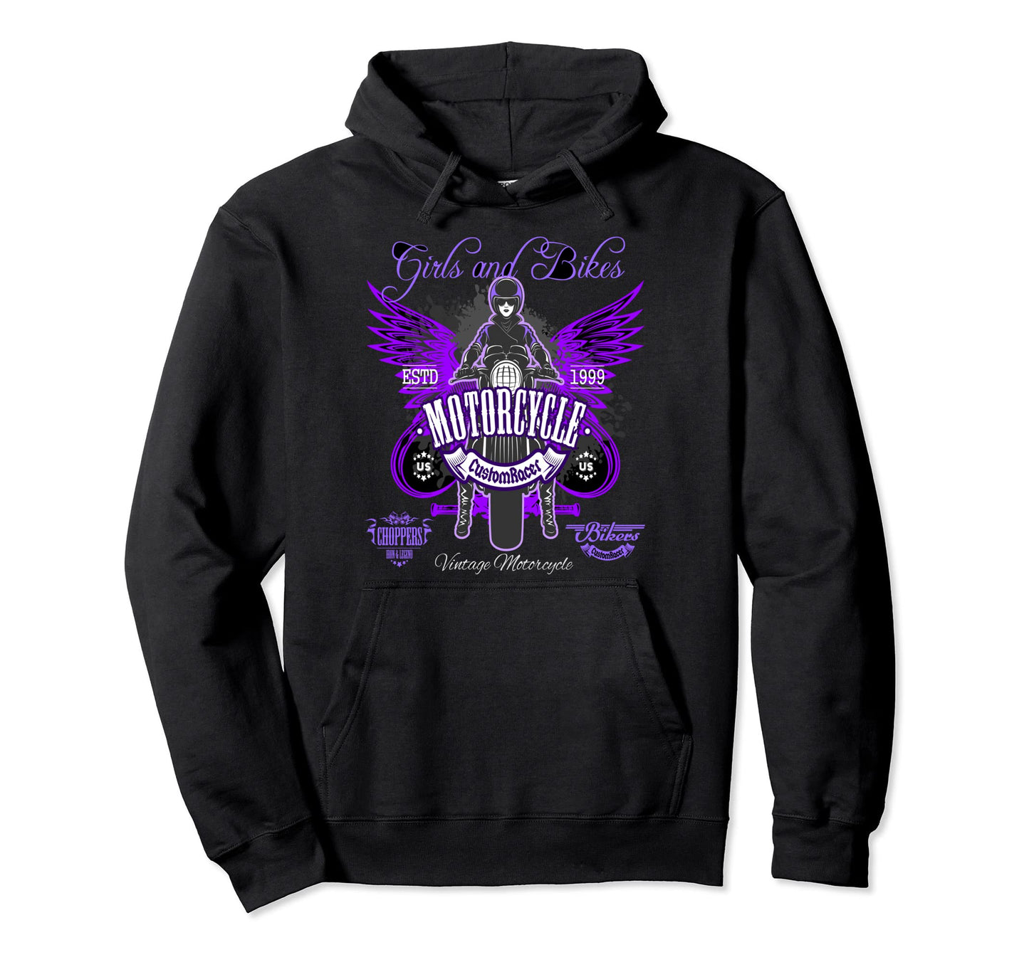 And Bikes Motorcycle Custom Racer Hoodie - Casual Everyday Wear Unisex - T-Shirt, Sweatshirt, Hoodie