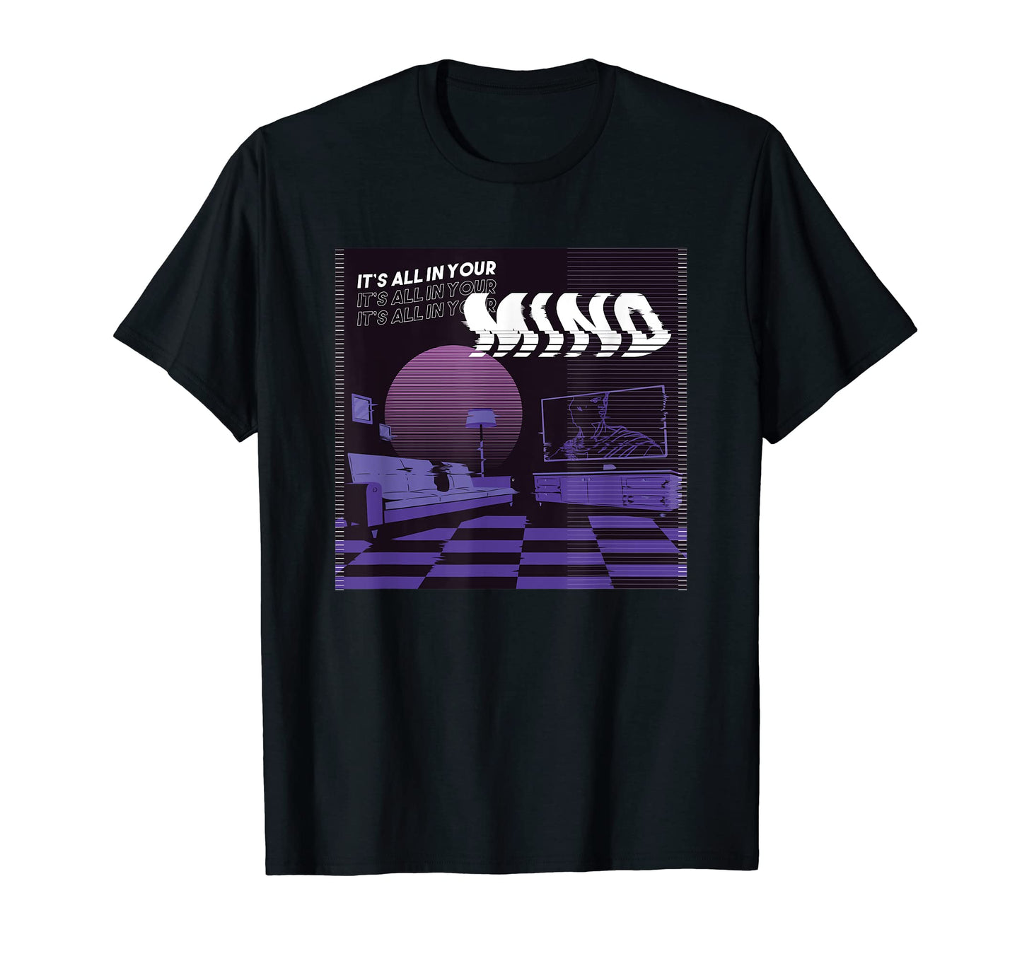 Its All Your Mind Vaporwave Aesthetic T-Shirt - Unique Graphic Unisex - T-Shirt, Sweatshirt, Hoodie