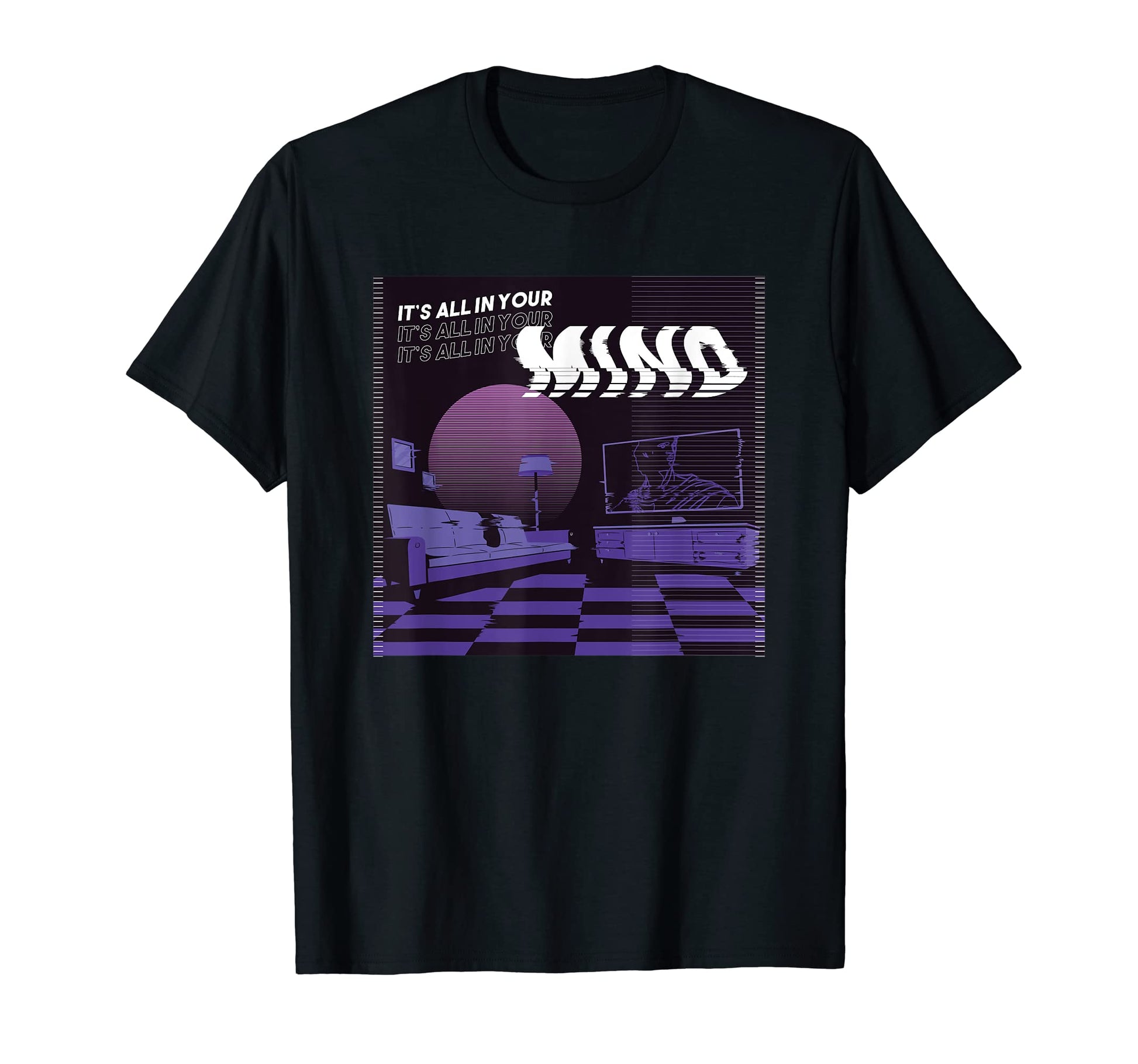Its All Your Mind Vaporwave Aesthetic T-Shirt - Unique Graphic Unisex - T-Shirt, Sweatshirt, Hoodie