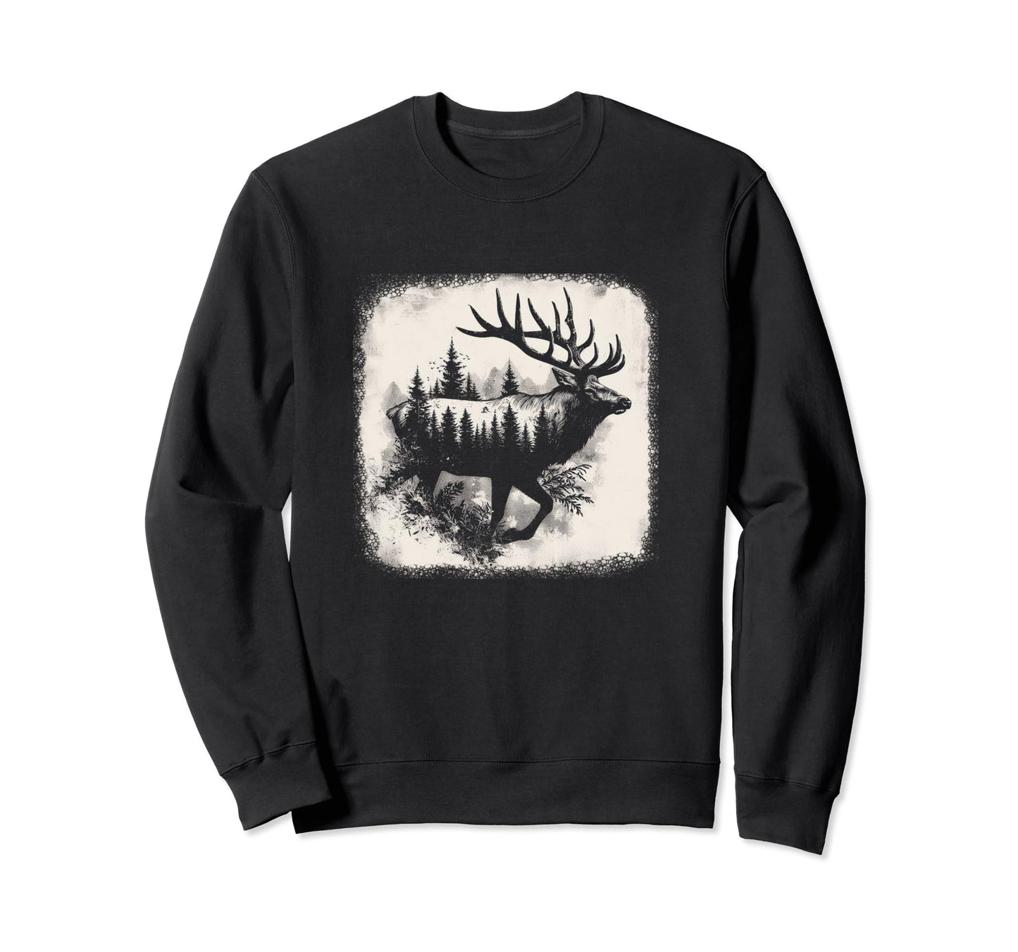 Elk Hunters Womens Mens Western Sweatshirt - Novelty Apparel Men Women - T-Shirt, Sweatshirt, Hoodie