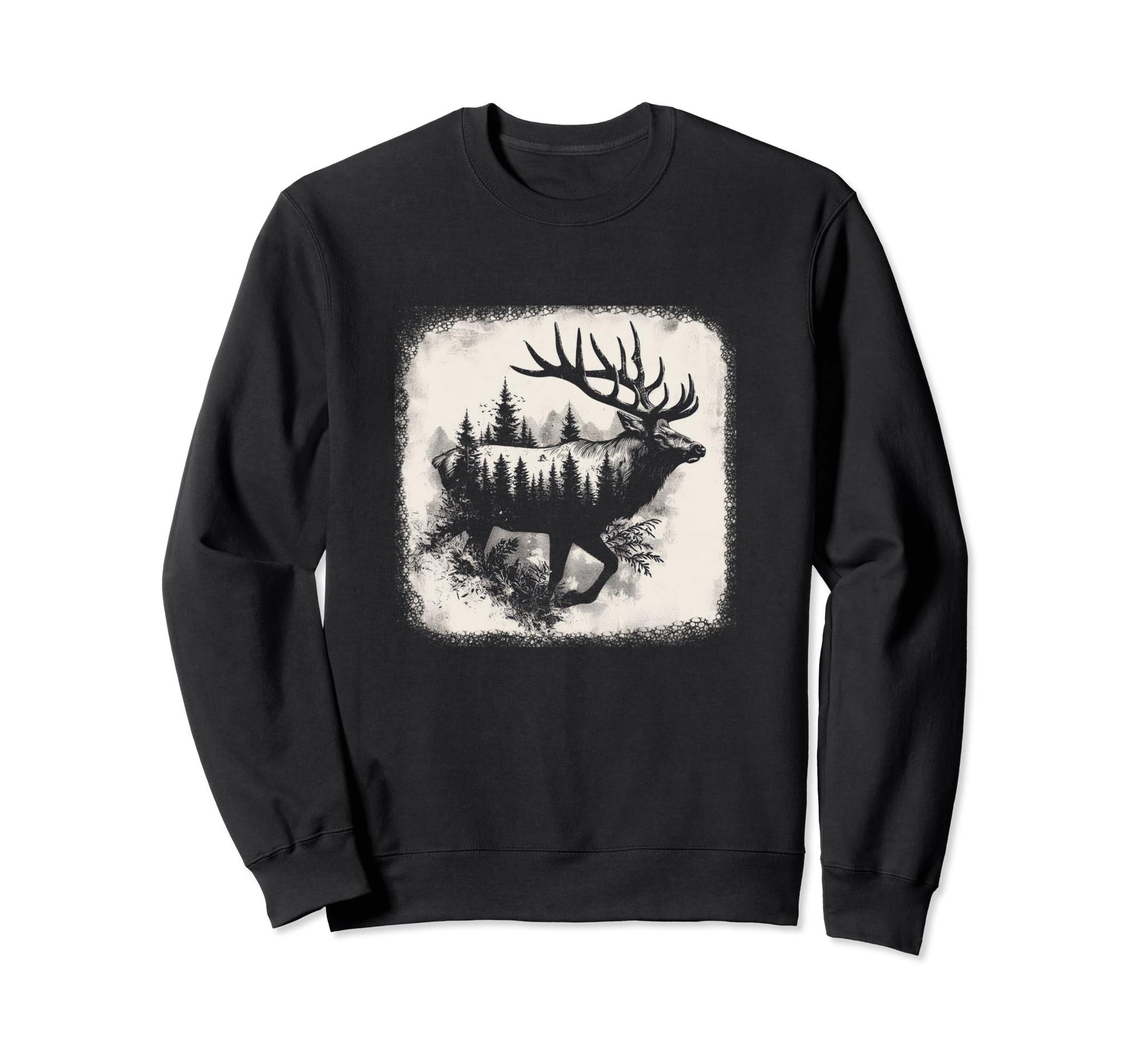 Elk Hunters Womens Mens Western Sweatshirt - Novelty Apparel Men Women - T-Shirt, Sweatshirt, Hoodie