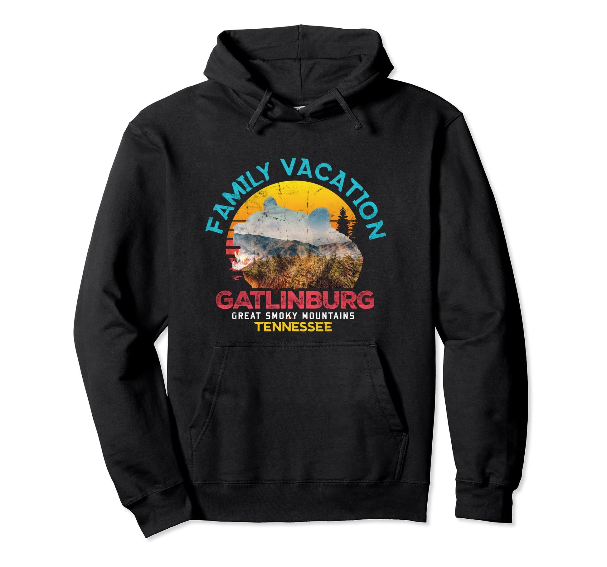 First Family Vacation Gatlinburg Hoodie - Trendy Graphic for Adults - T-Shirt, Sweatshirt, Hoodie