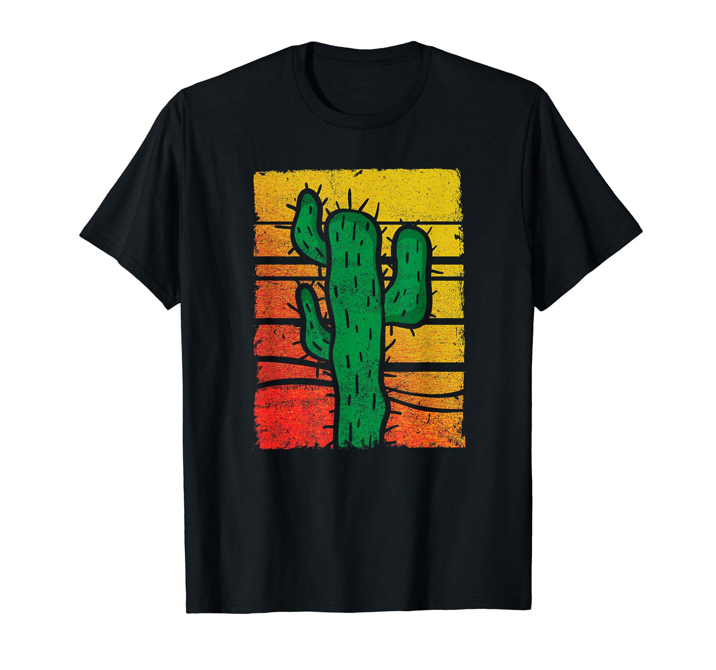 Cactus Desert Sunset Southwest Redrock T-Shirt - Custom Art Print Unisex - T-Shirt, Sweatshirt, Hoodie