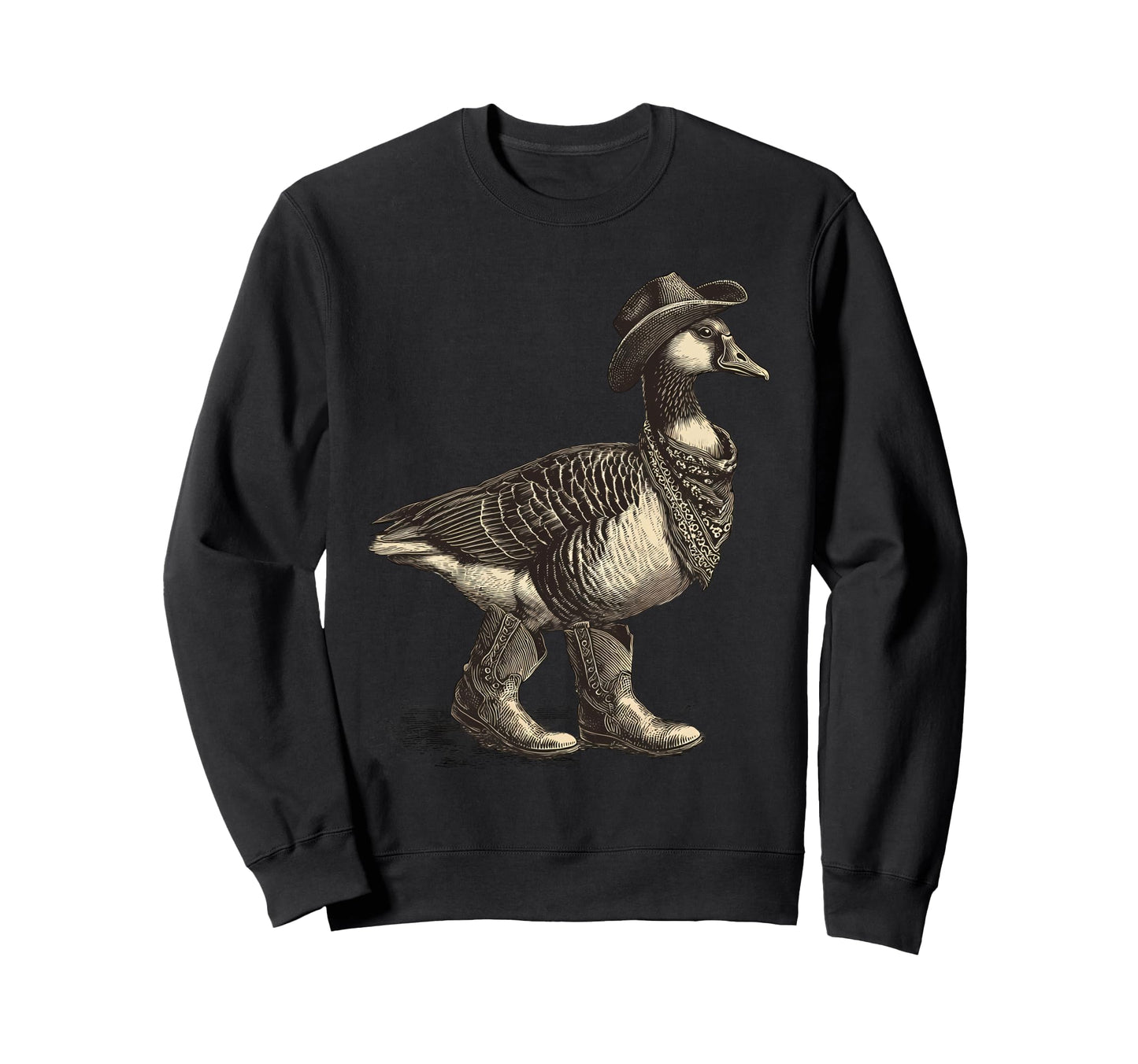 Country Cowboy Goose Rodeo Cowgirl Sweatshirt - Trendy Graphic Unisex - T-Shirt, Sweatshirt, Hoodie