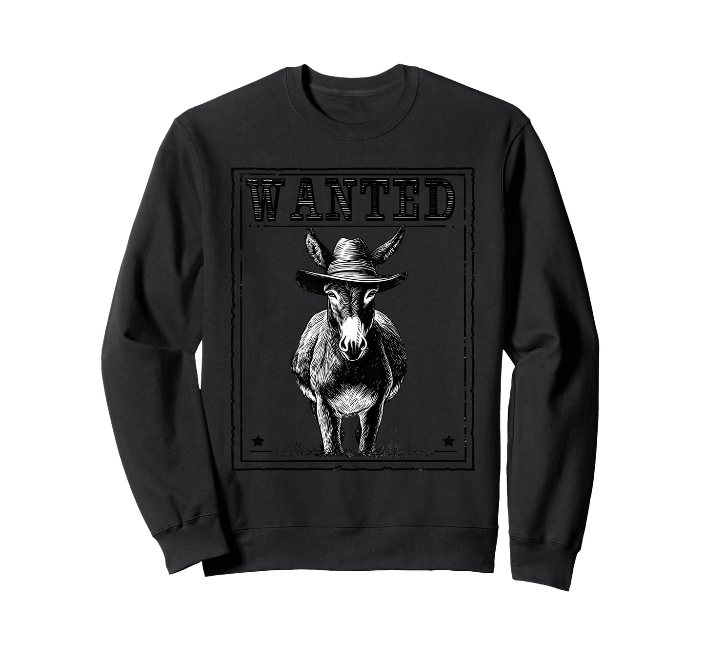 Country Cowboy Donkey Rodeo Cowgirl Sweatshirt - Novelty Apparel Men Women - T-Shirt, Sweatshirt, Hoodie