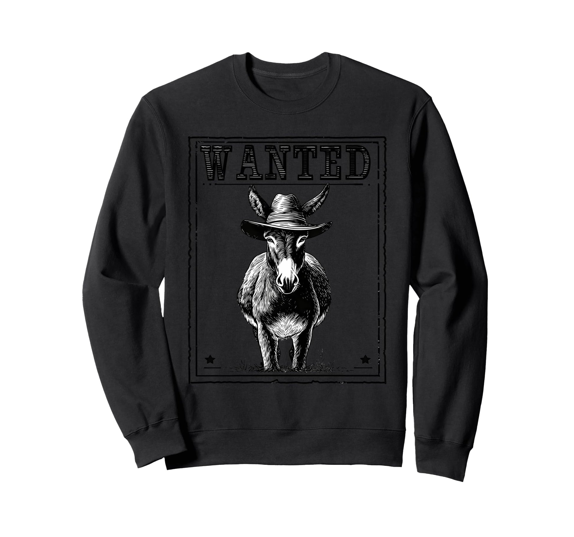 Country Cowboy Donkey Rodeo Cowgirl Sweatshirt - Novelty Apparel Men Women - T-Shirt, Sweatshirt, Hoodie