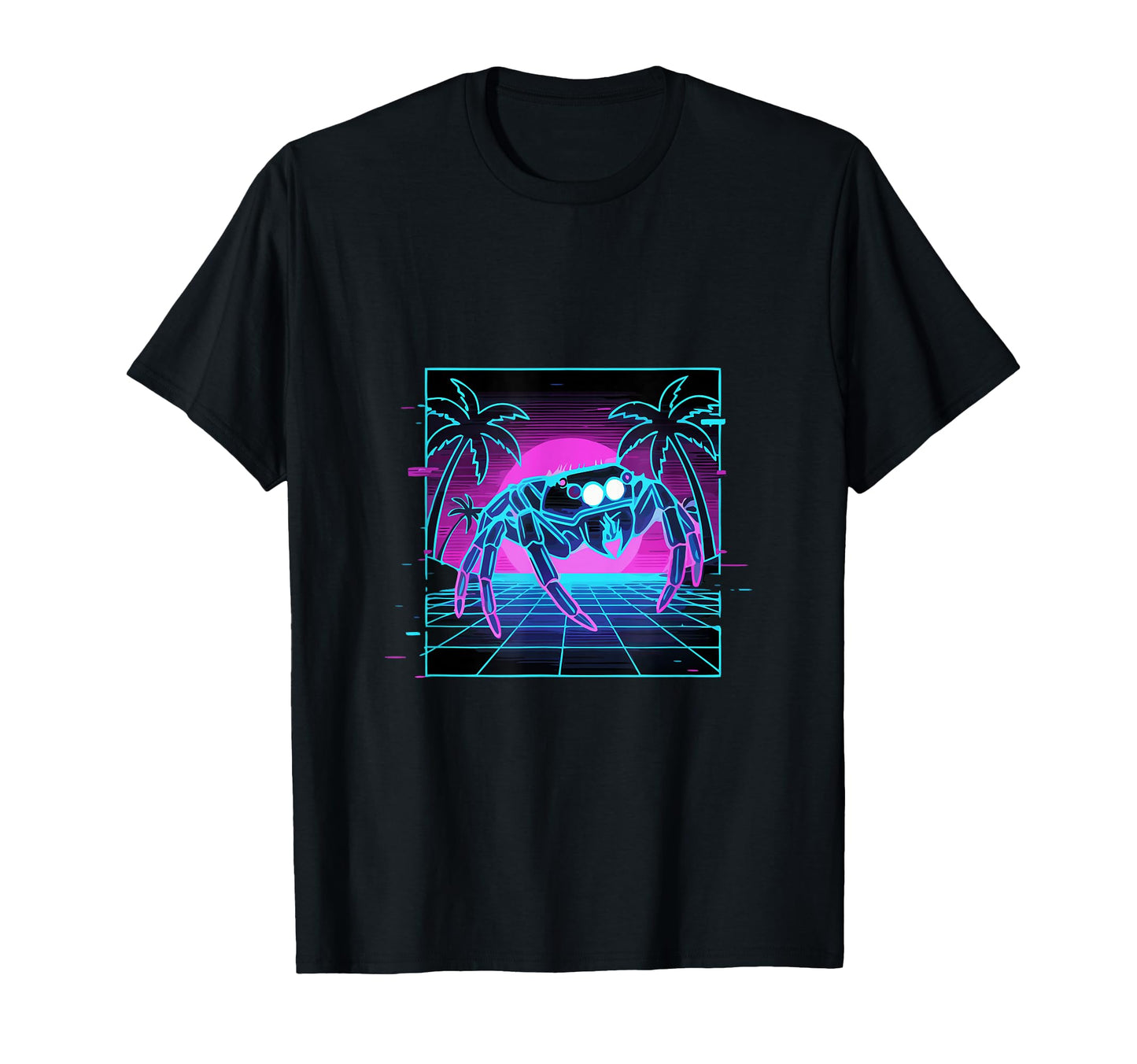 80S Synthwave Vaporwave Jumping T-Shirt - Streetwear Style for Adults - T-Shirt, Sweatshirt, Hoodie